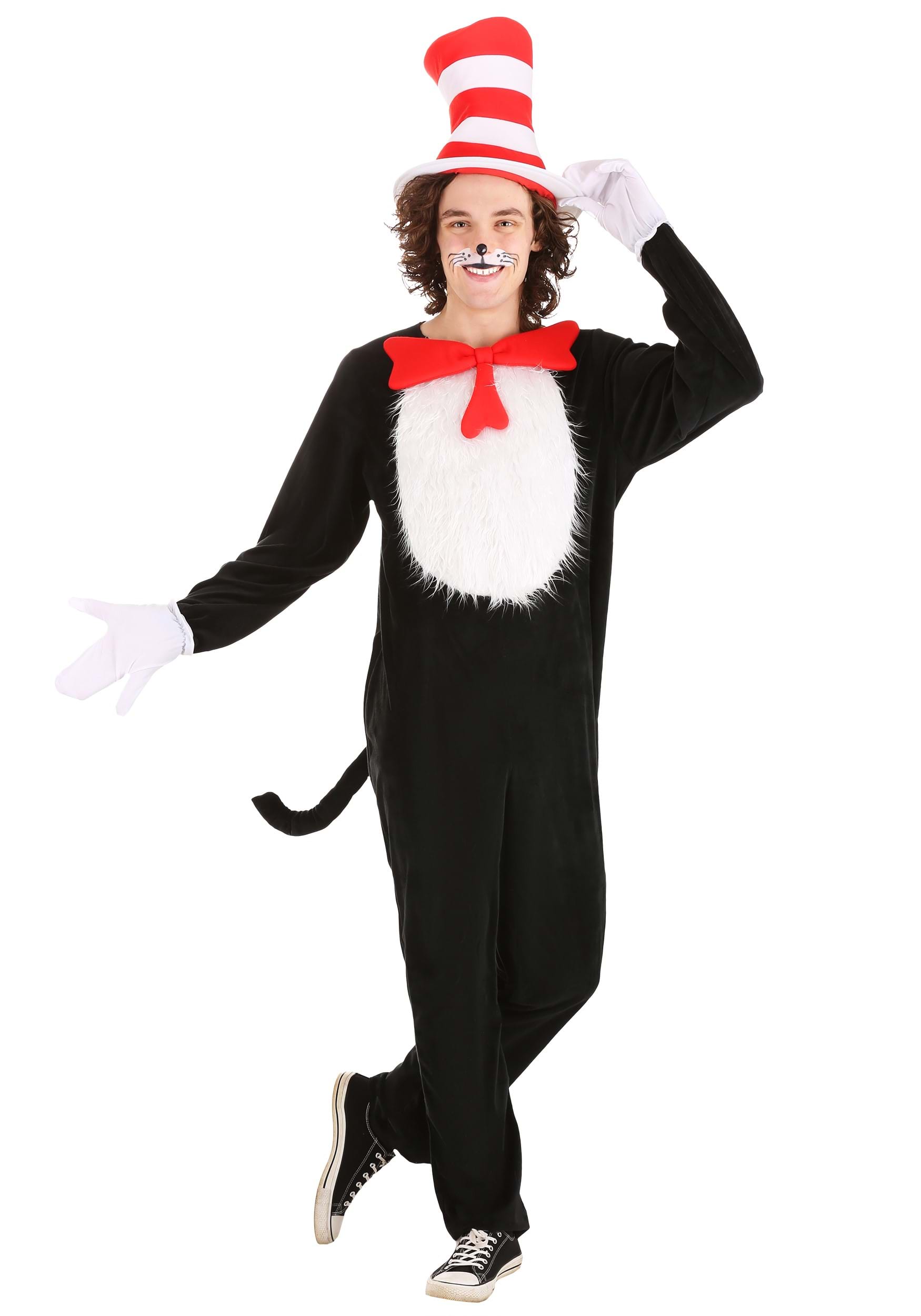 Image of Plus Size Cat in the Hat Adult Costume ID EL400612PL-6X