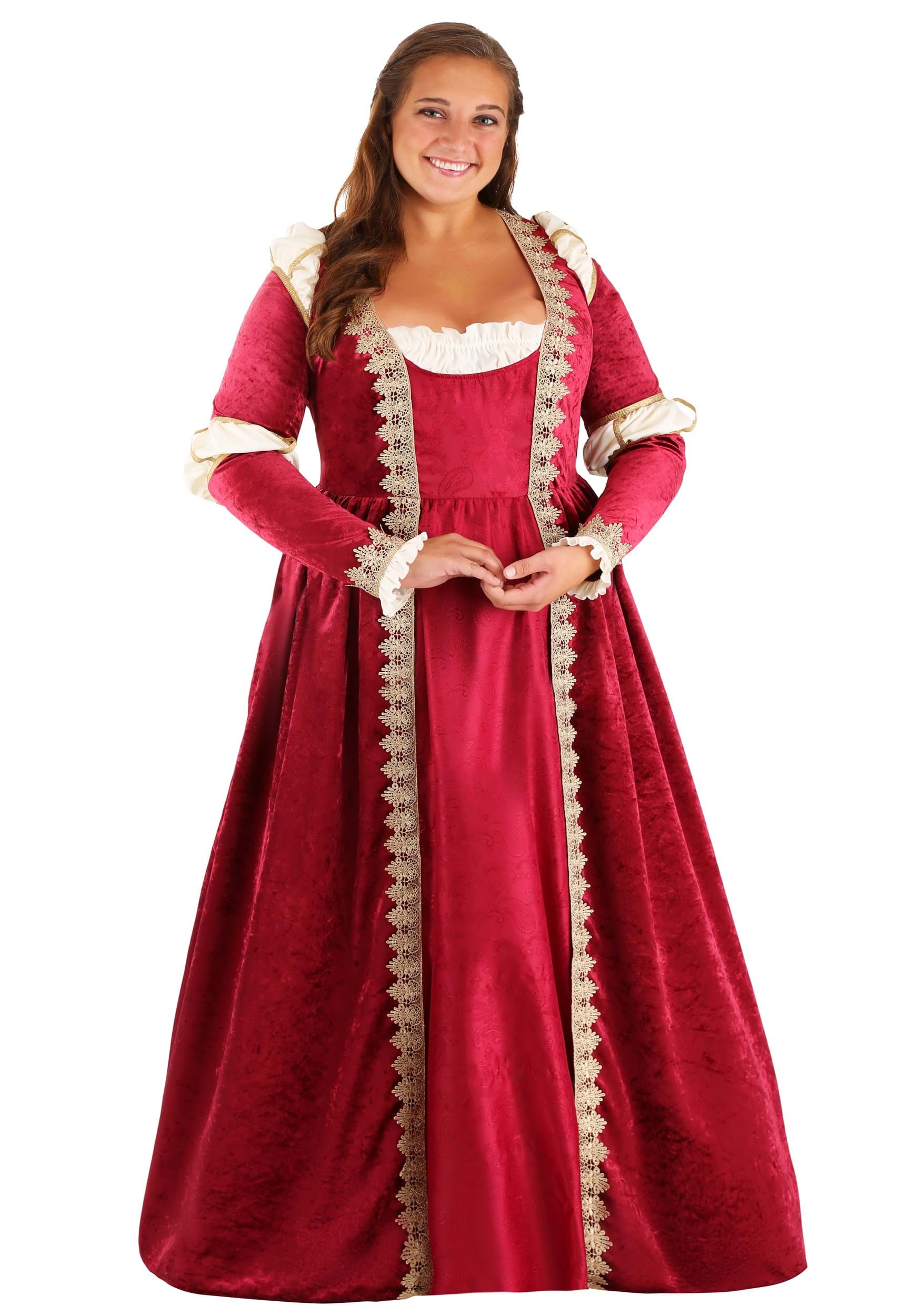 Image of Plus Size Crimson Maiden Women's Costume ID FUN1079PL-1X