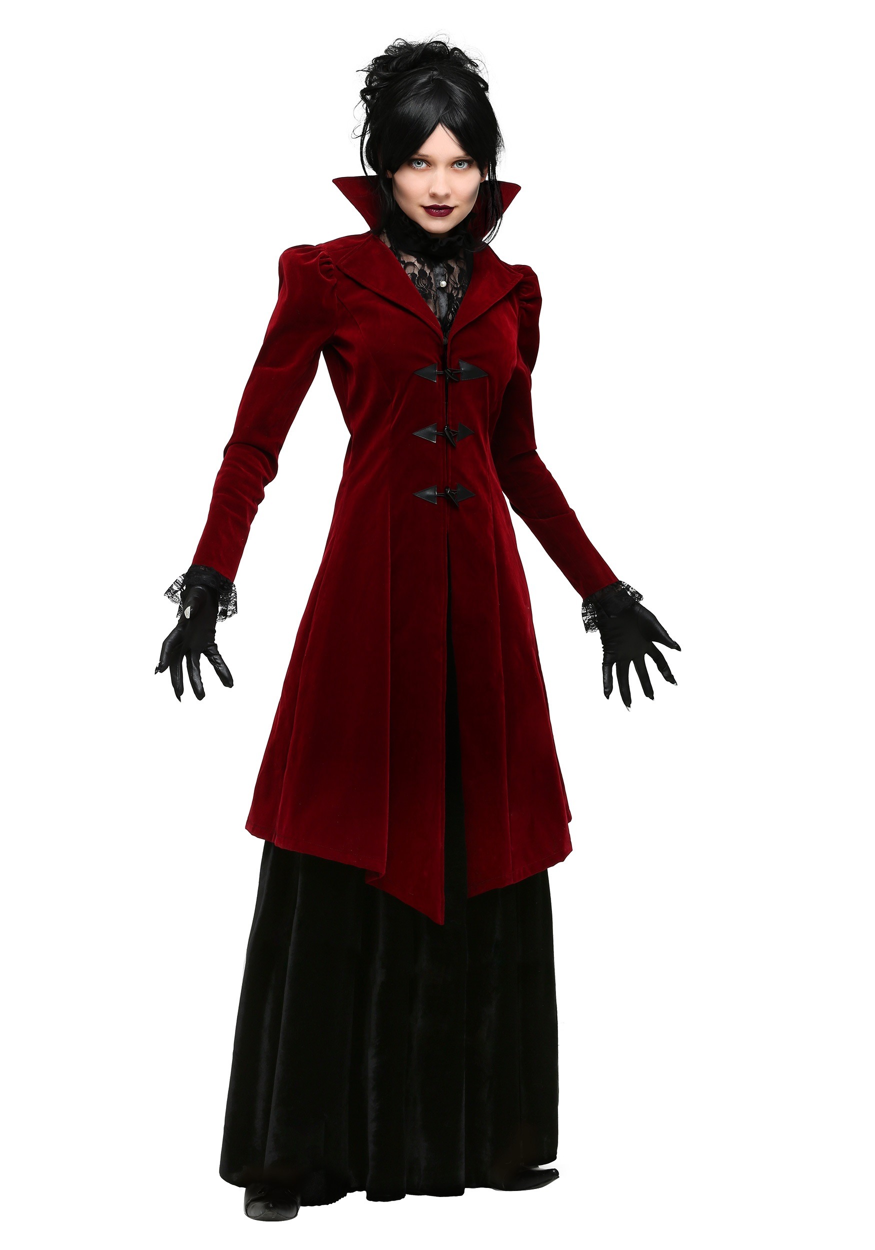 Image of Plus Size Delightfully Dreadful Vampiress Costume for Women ID FUN1616PL-2X