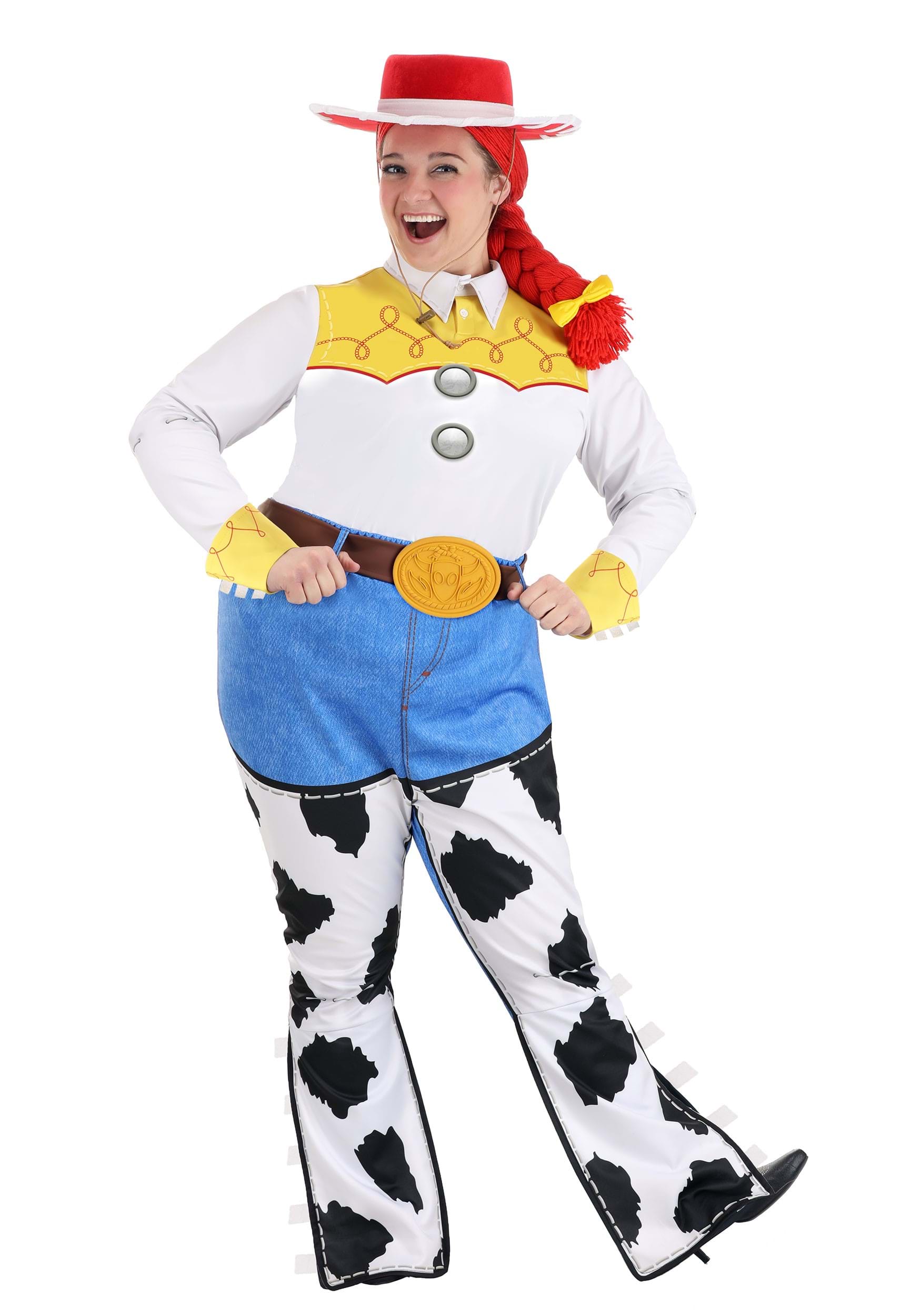 Image of Plus Size Deluxe Disney Toy Story Jessie Women's Costume ID FUN3382PL-1X