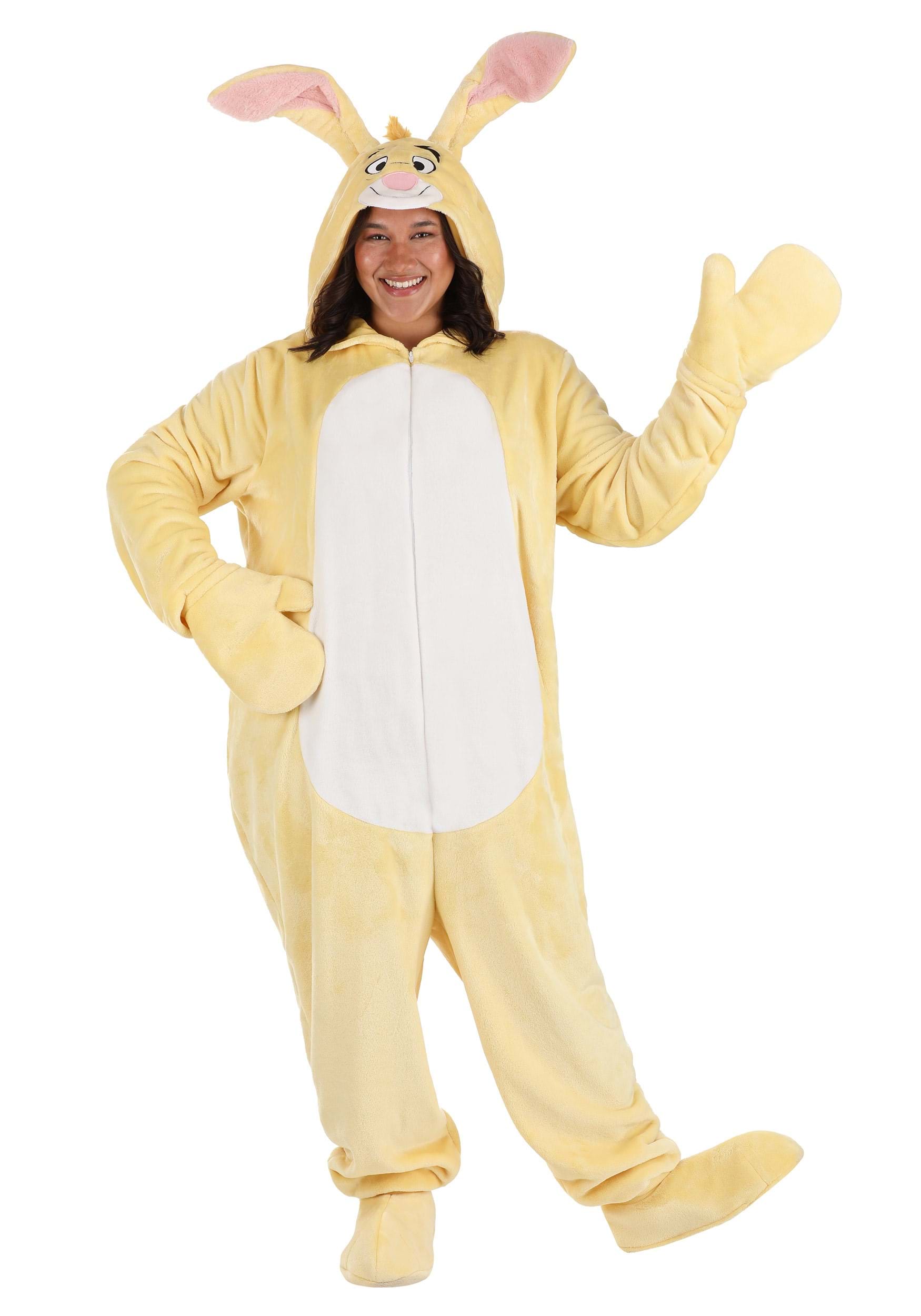 Image of Plus Size Deluxe Disney Winnie the Pooh Rabbit Adult Costume ID FUN4718PL-3X