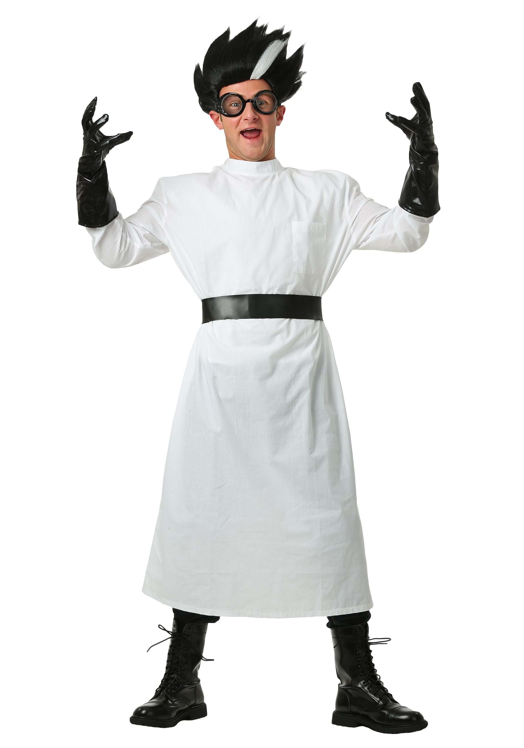 Image of Plus Size Deluxe Mad Scientist Costume for Adults ID FUN0148PL-2X