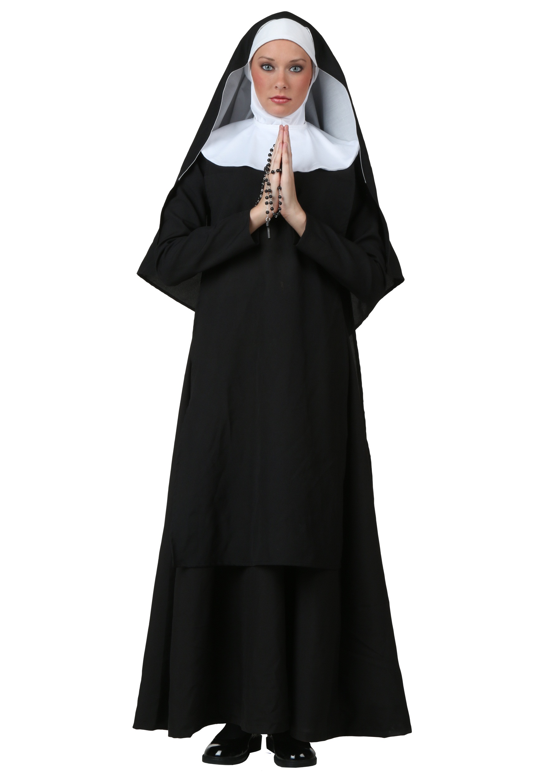 Image of Plus Size Deluxe Nun Women's Costume ID FUN2935PL-2X