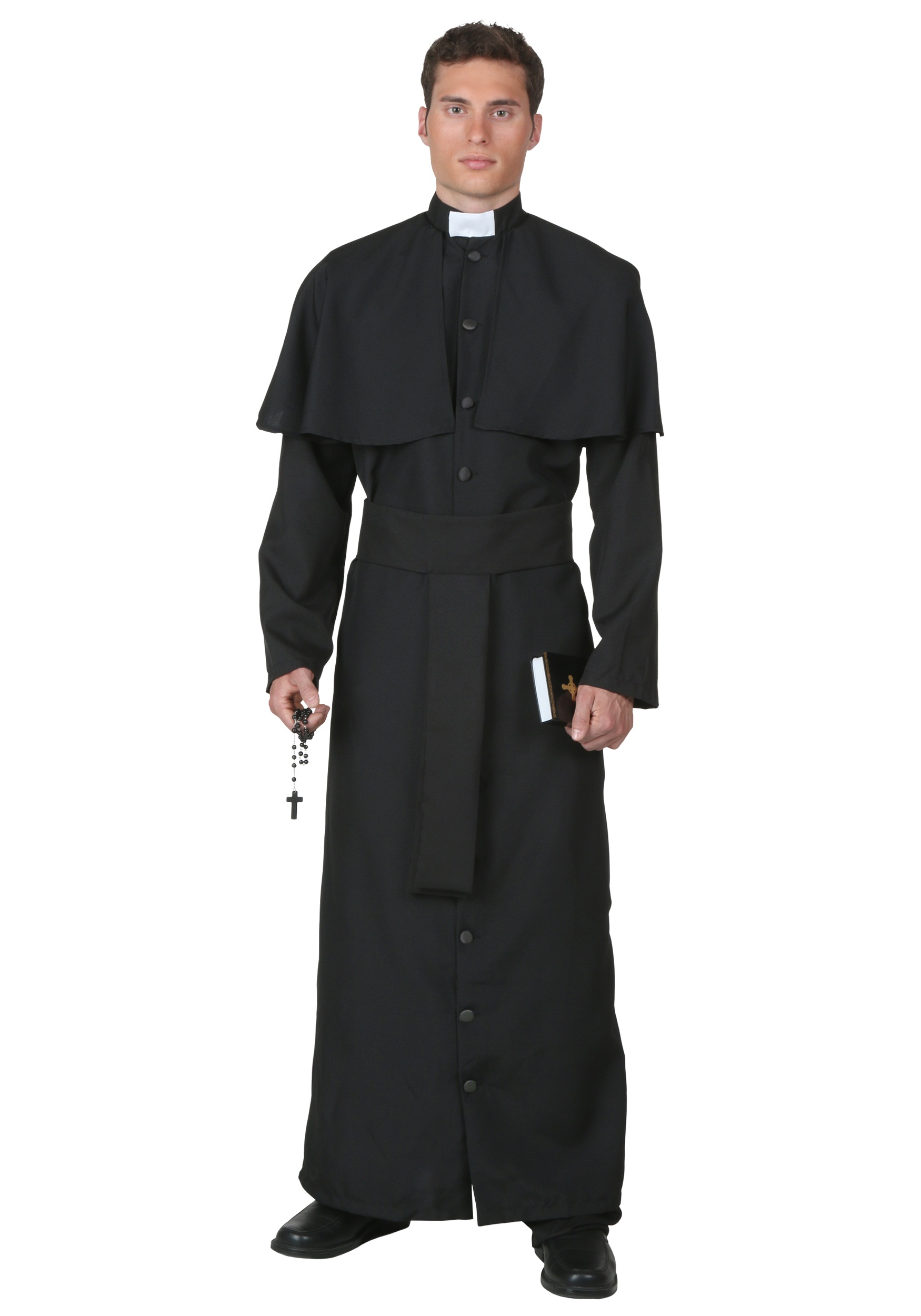 Image of Plus Size Deluxe Priest Men's Costume ID FUN2934PL-2X