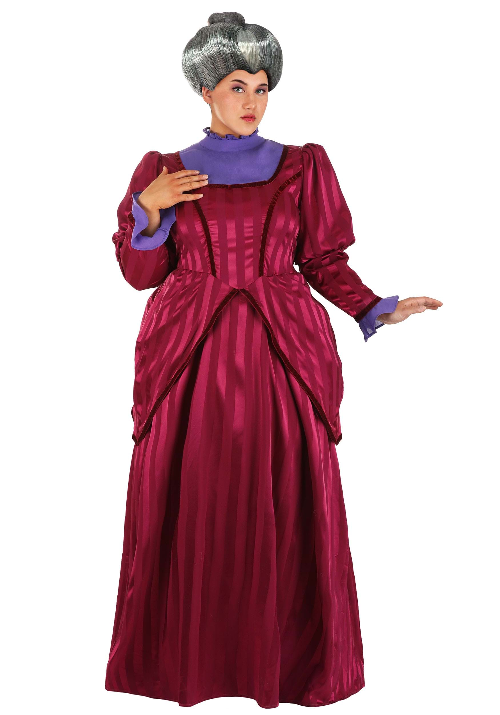 Image of Plus Size Disney Cinderella Lady Tremaine Costume for Women | Plus Size Disney Costumes ID FUN4841PL-2X
