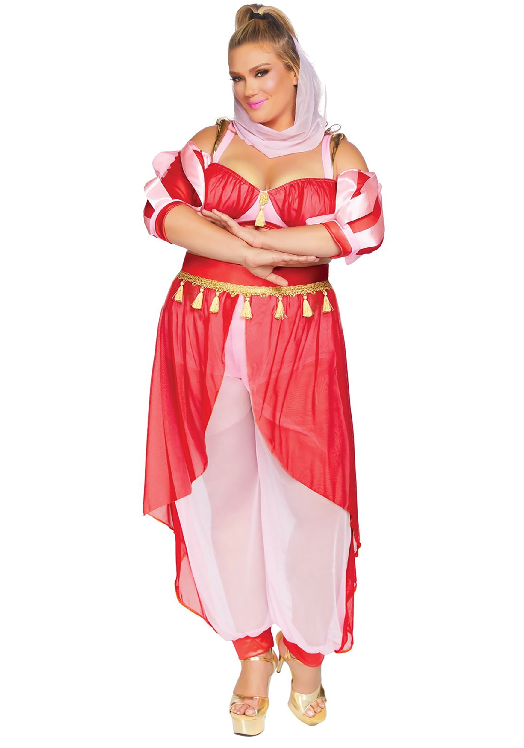 Image of Plus Size Dreamy Genie Costume for Adults ID LE86859X-1X/2X