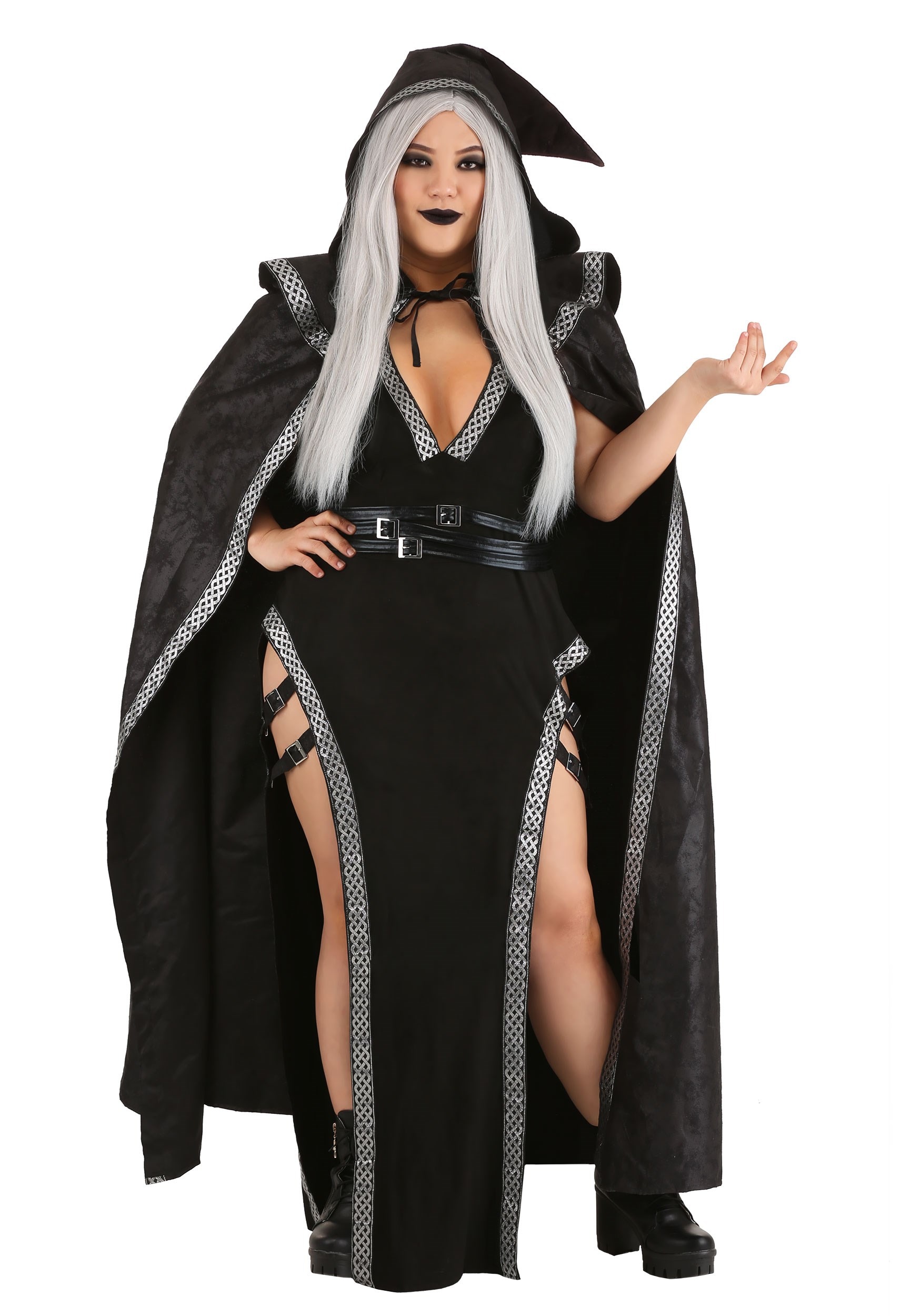 Image of Plus Size Enchanted Warlock Women's Costume ID FUN1049PL-3X