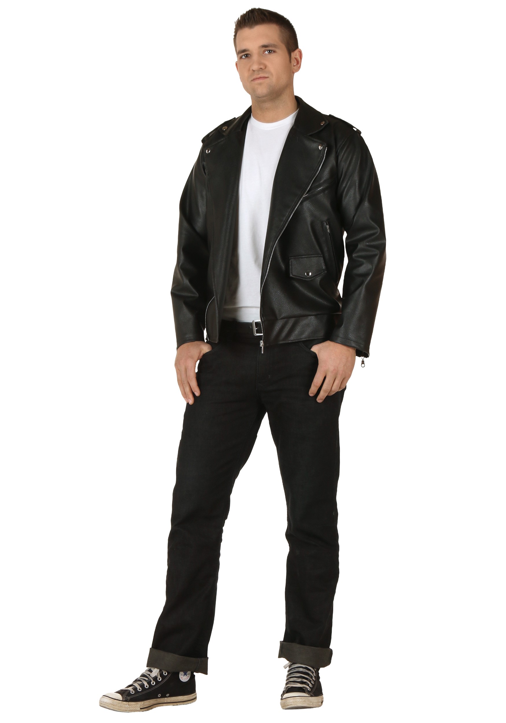 Image of Plus Size Grease Authentic T-Birds Jacket Costume | Exclusive ID GRE6008PL-2X