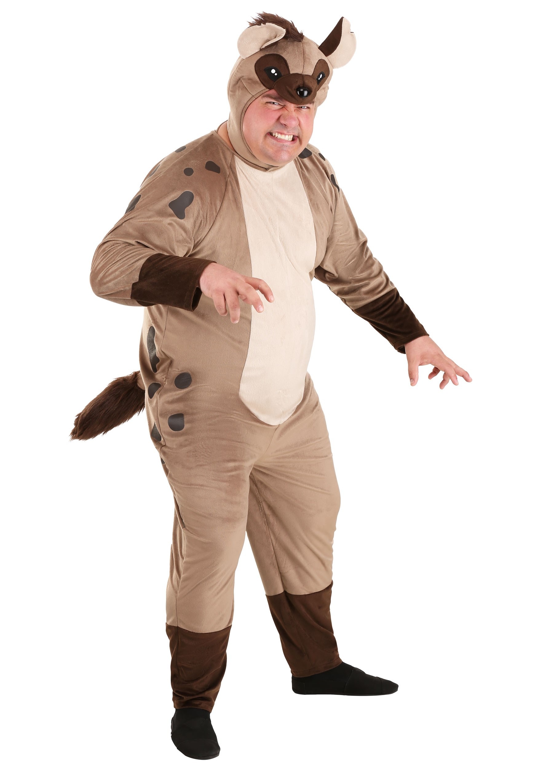 Image of Plus Size Hyena Costume for Adult's ID FUN1104PL-2X