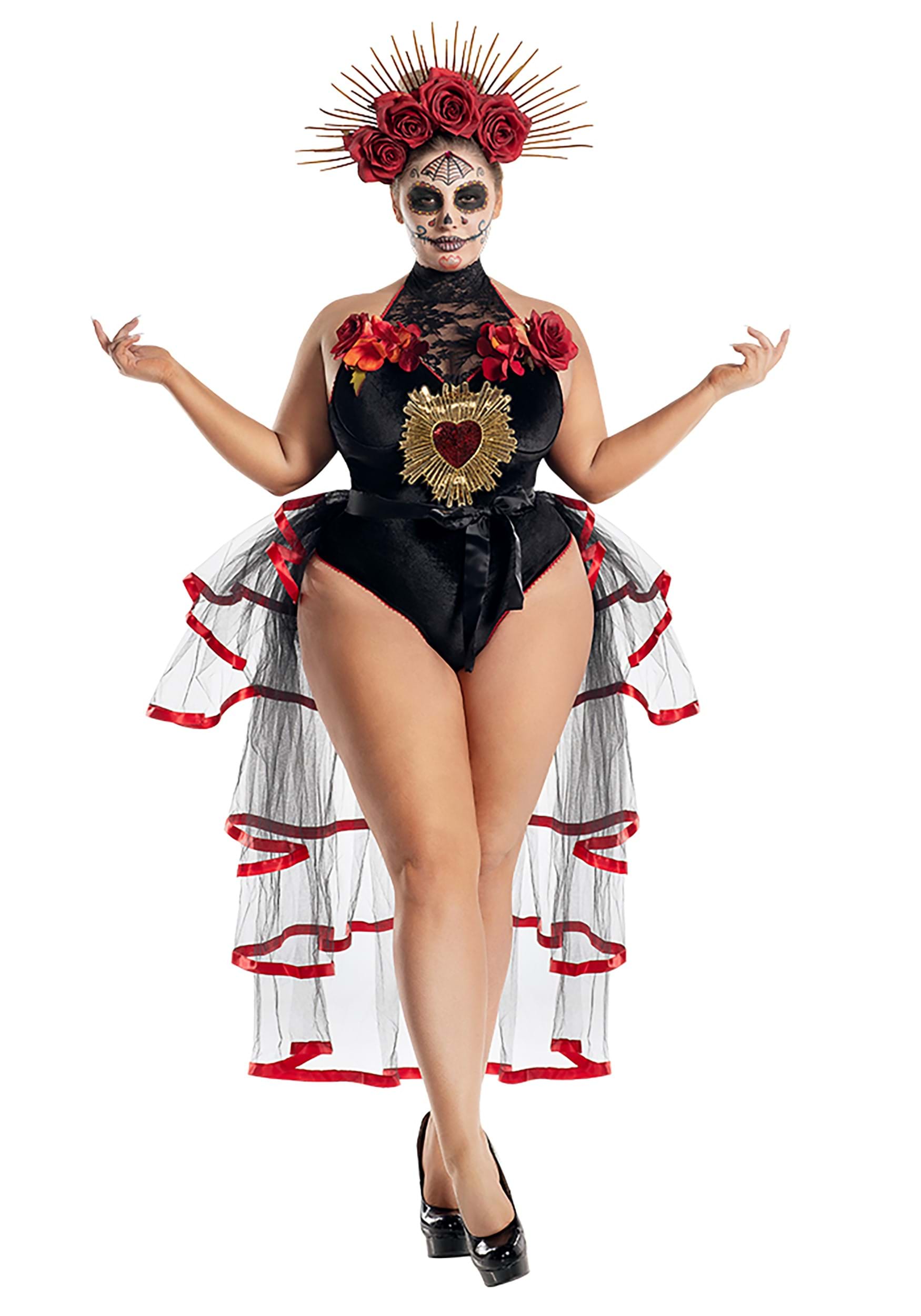 Image of Plus Size La Muerta Women's Costume ID PKPK2247XL-1X