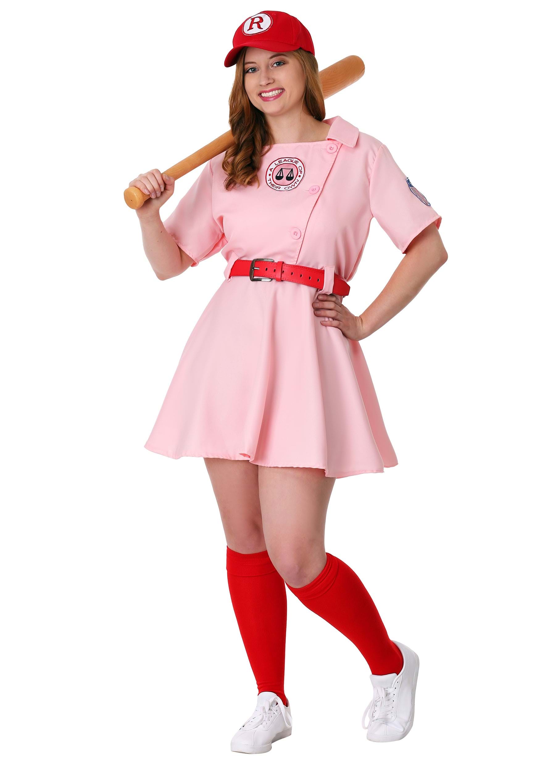 Image of Plus Size League of Their Own Dottie Costume | 90s Movies Costume ID LEA8300PL-1X