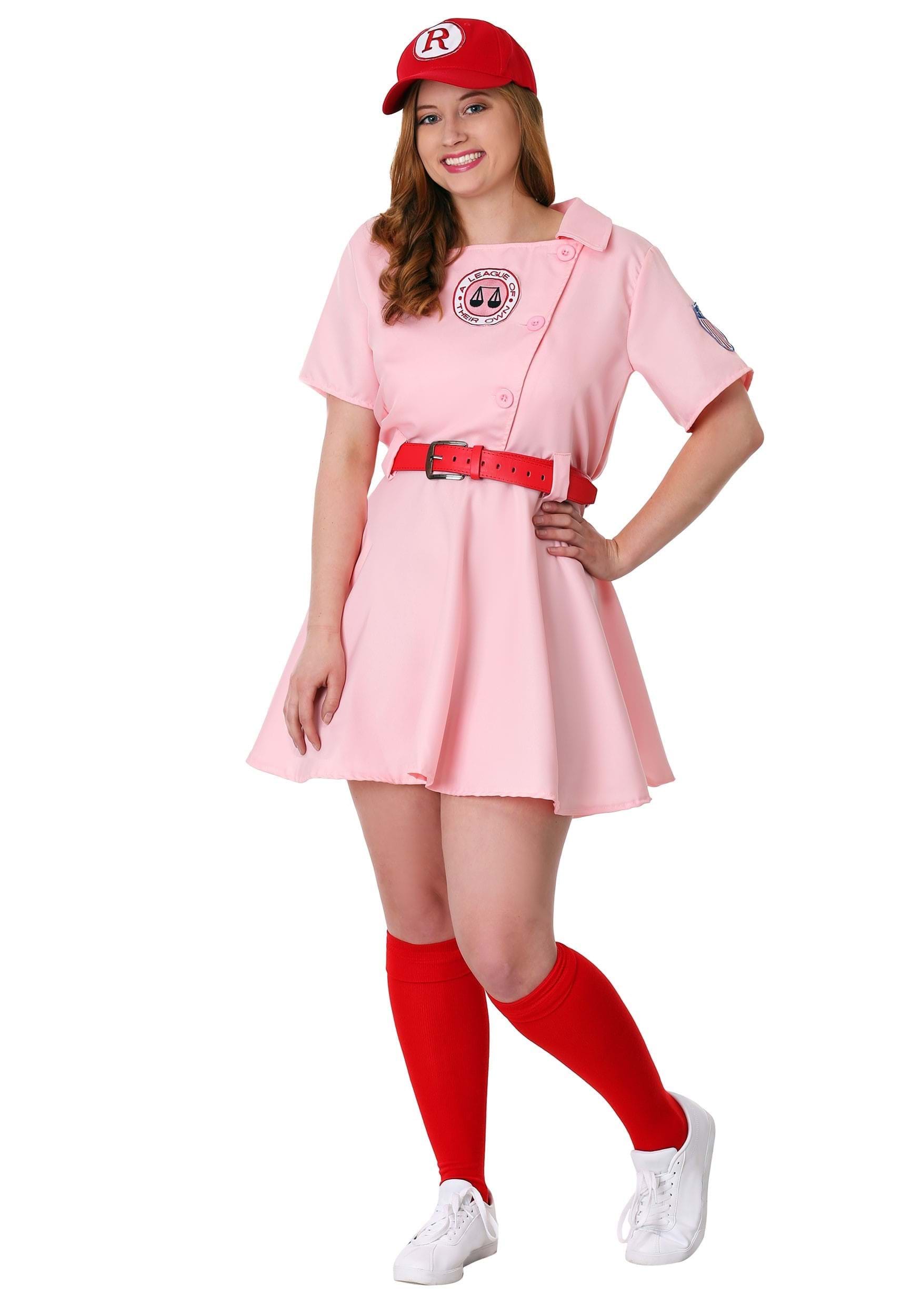 Image of Plus Size League of Their Own Dottie Costume | 90s Movies Costume ID LEA8300PL-6X