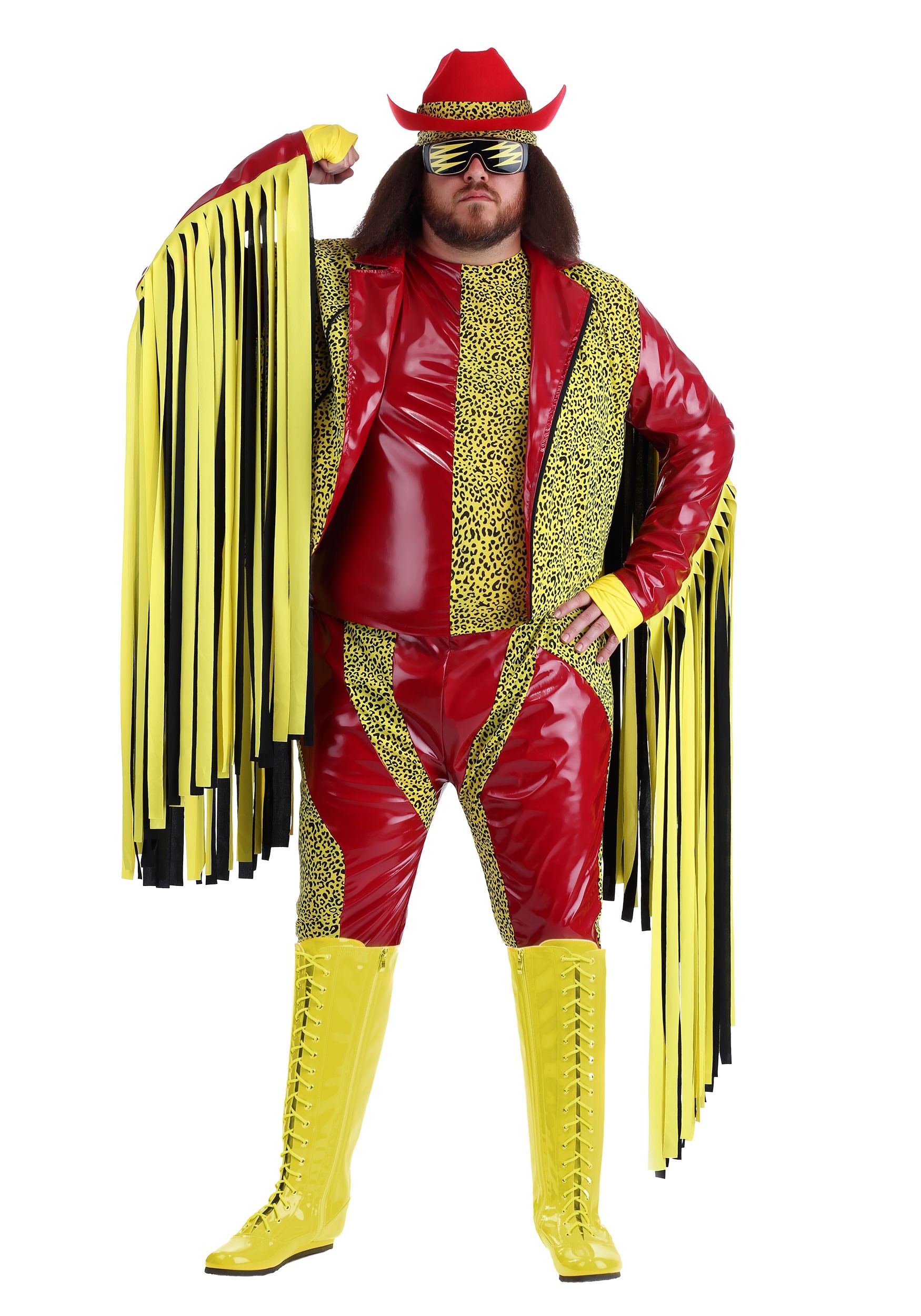 Image of Plus Size Macho Man Randy Savage Costume | Sports Costumes ID FUN6101PL-2X