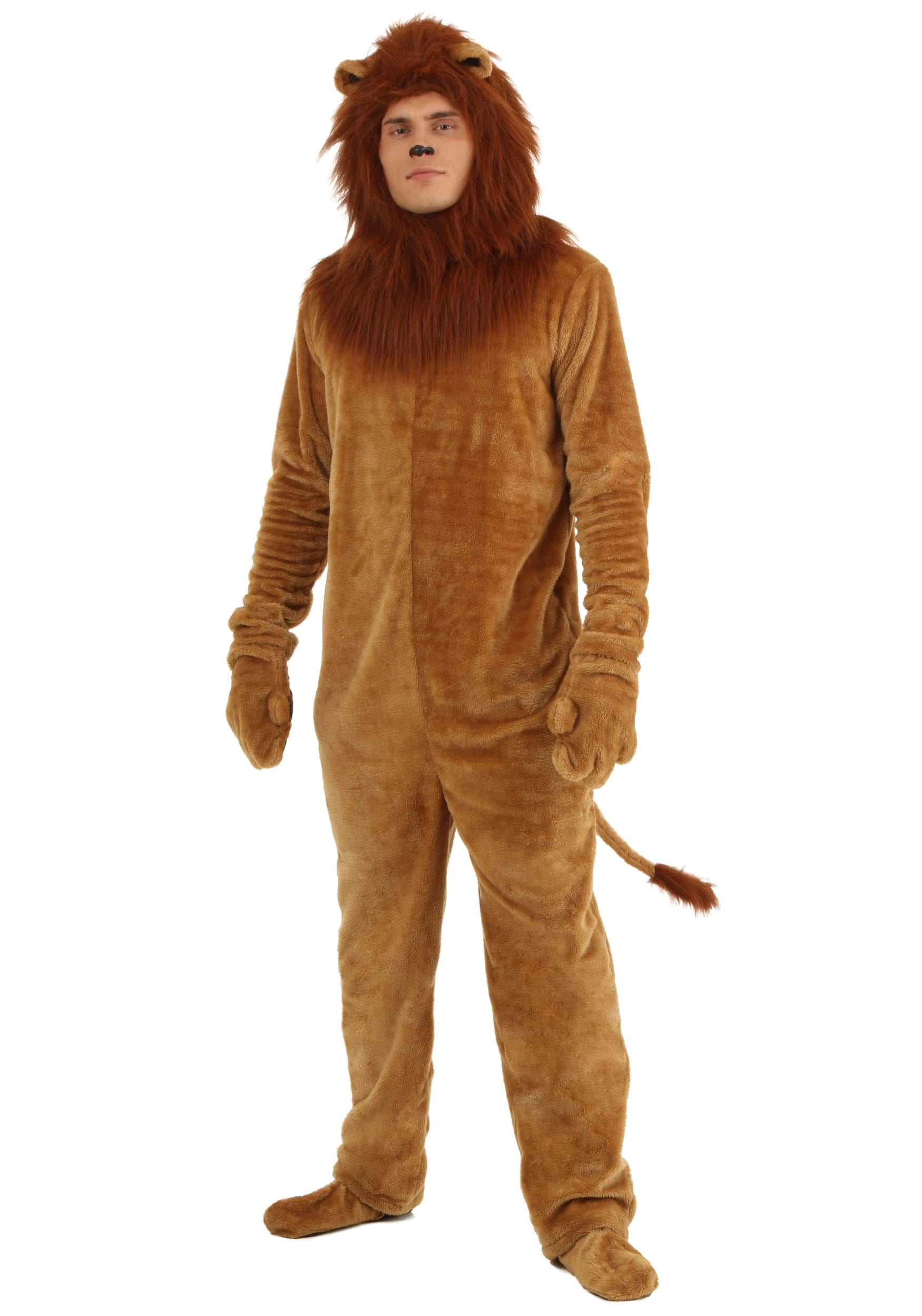 Image of Plus Size Men's Deluxe Lion Costume ID FUN1205PL-4X