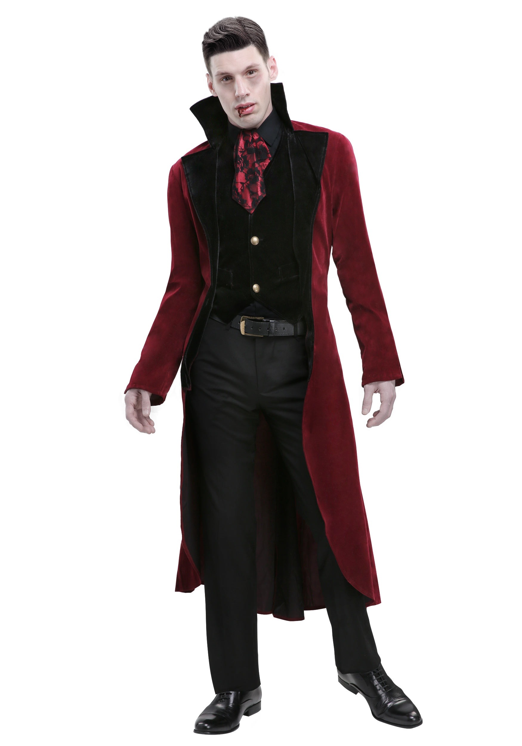 Image of Plus Size Men's Dreadful Vampire Costume ID FUN6871PL-3X
