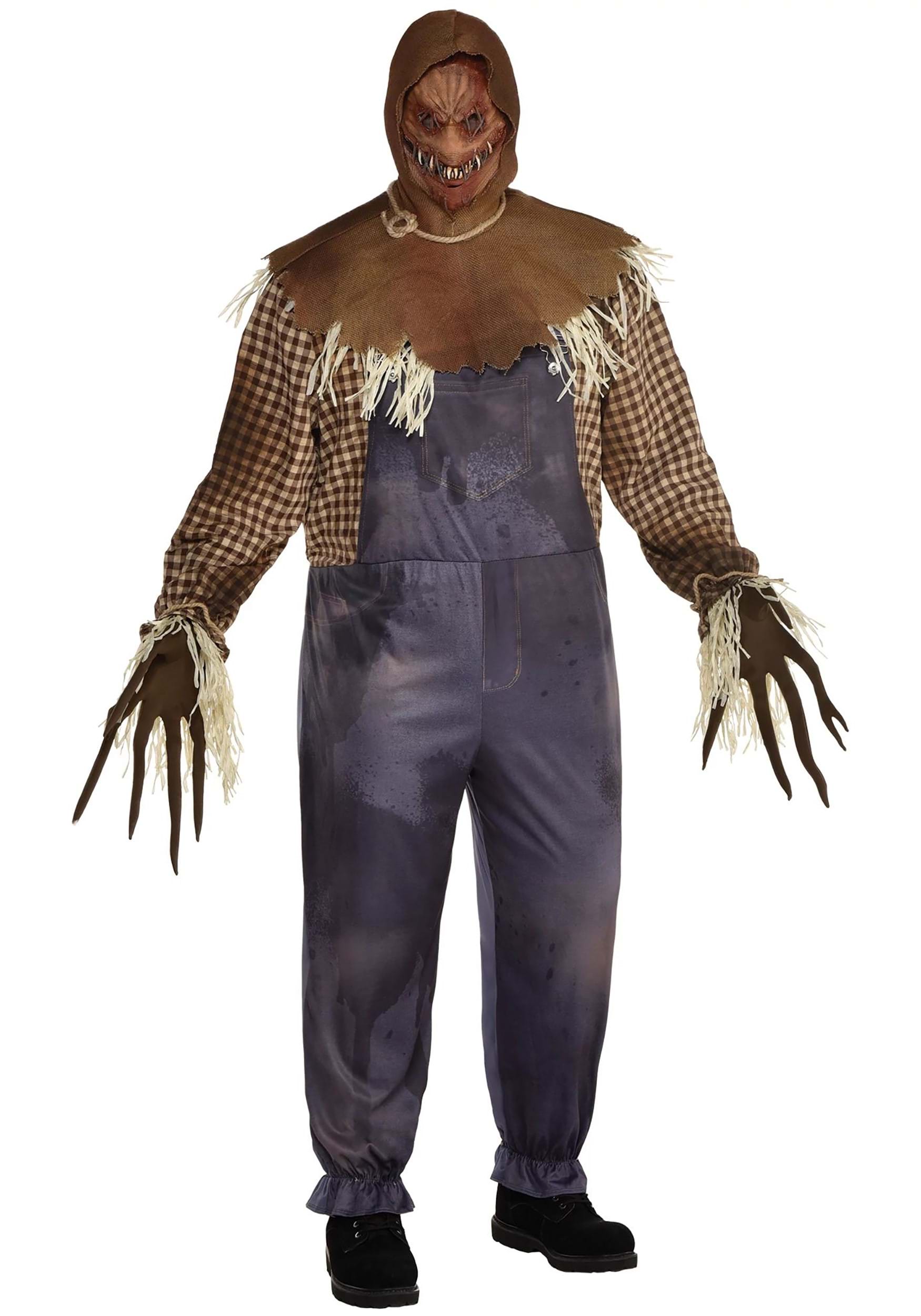 Image of Plus Size Men's Sinister Scarecrow ID AM8406830-PL