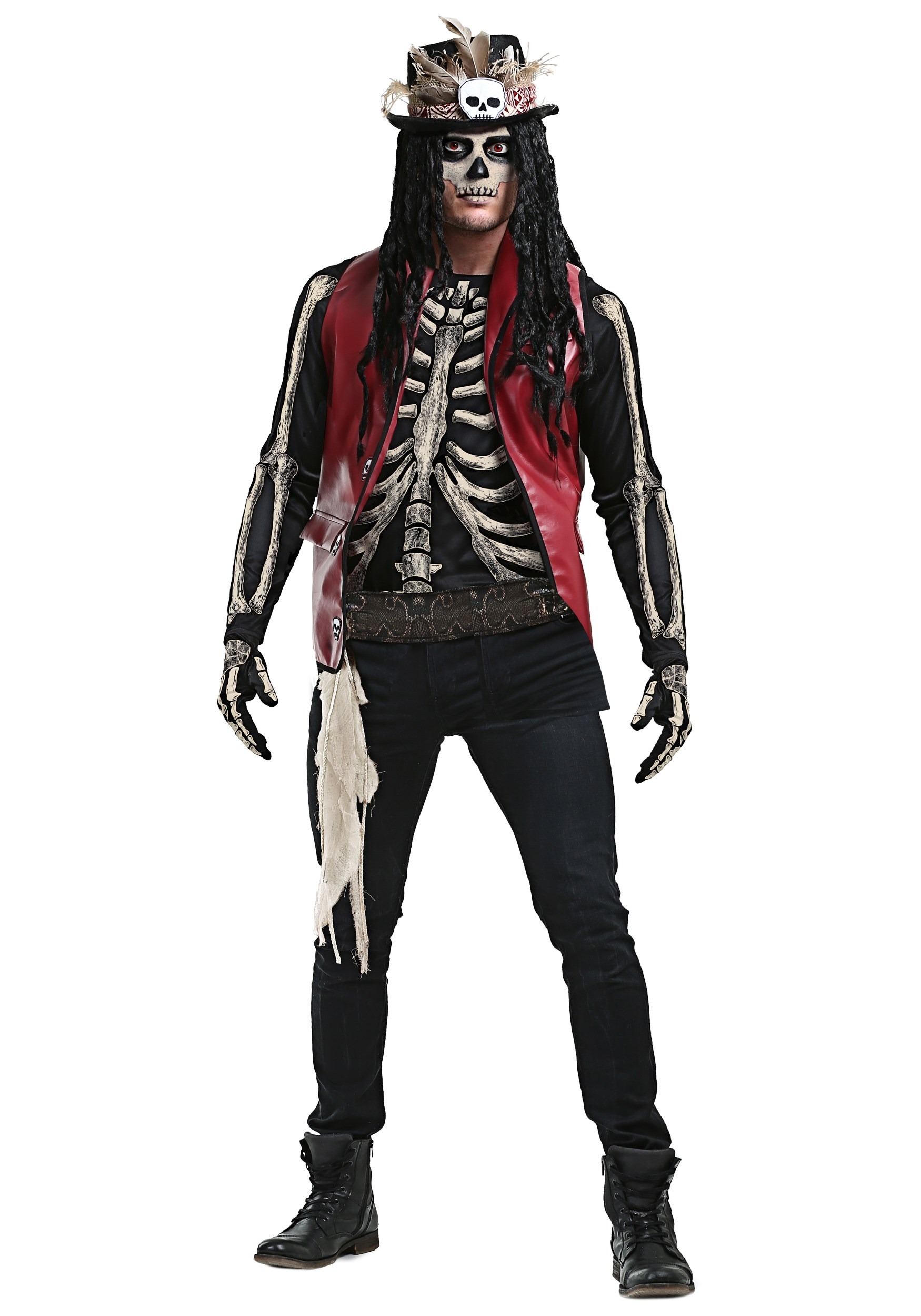 Image of Plus Size Men's Voodoo Doctor Costume ID FUN3120PL-5X
