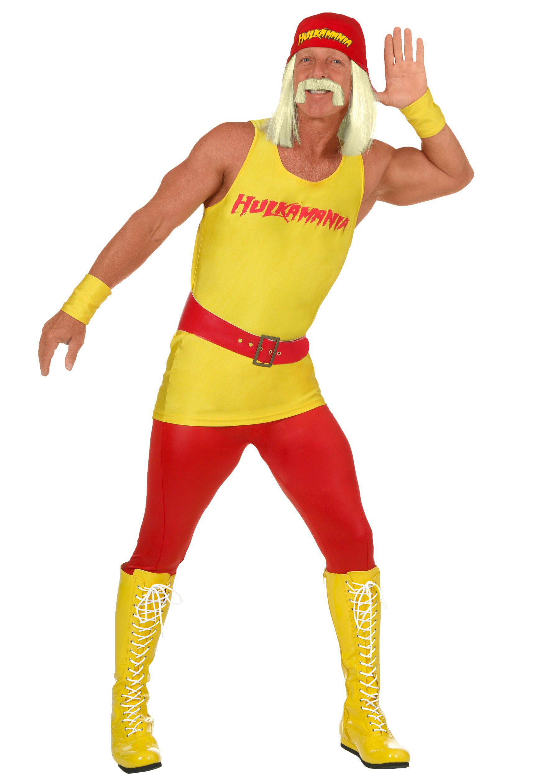 Image of Plus Size Men's WWE Hulk Hogan Costume ID FUN6098PL-3X