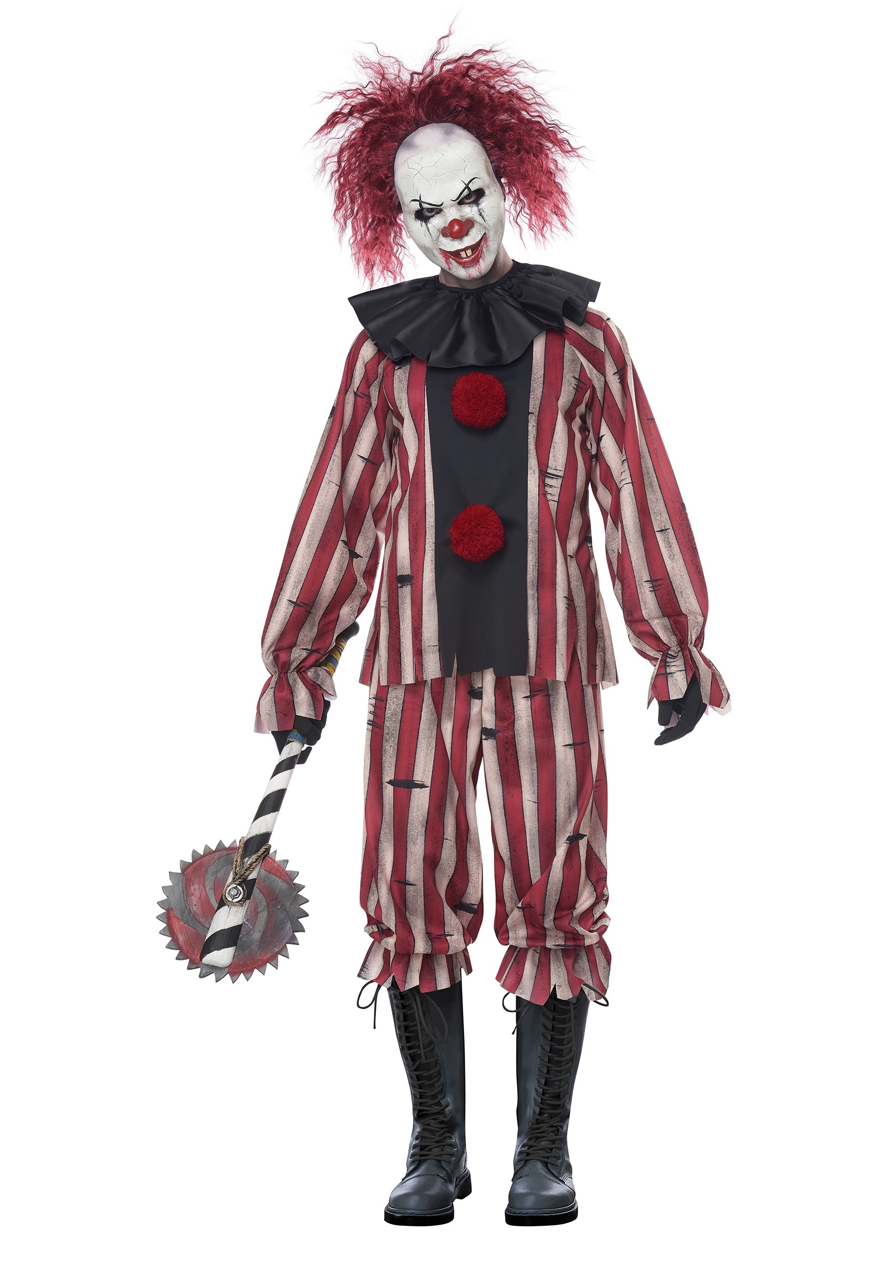 Image of Plus Size Nightmare Clown Men's Costume ID CA8120132PL-ST