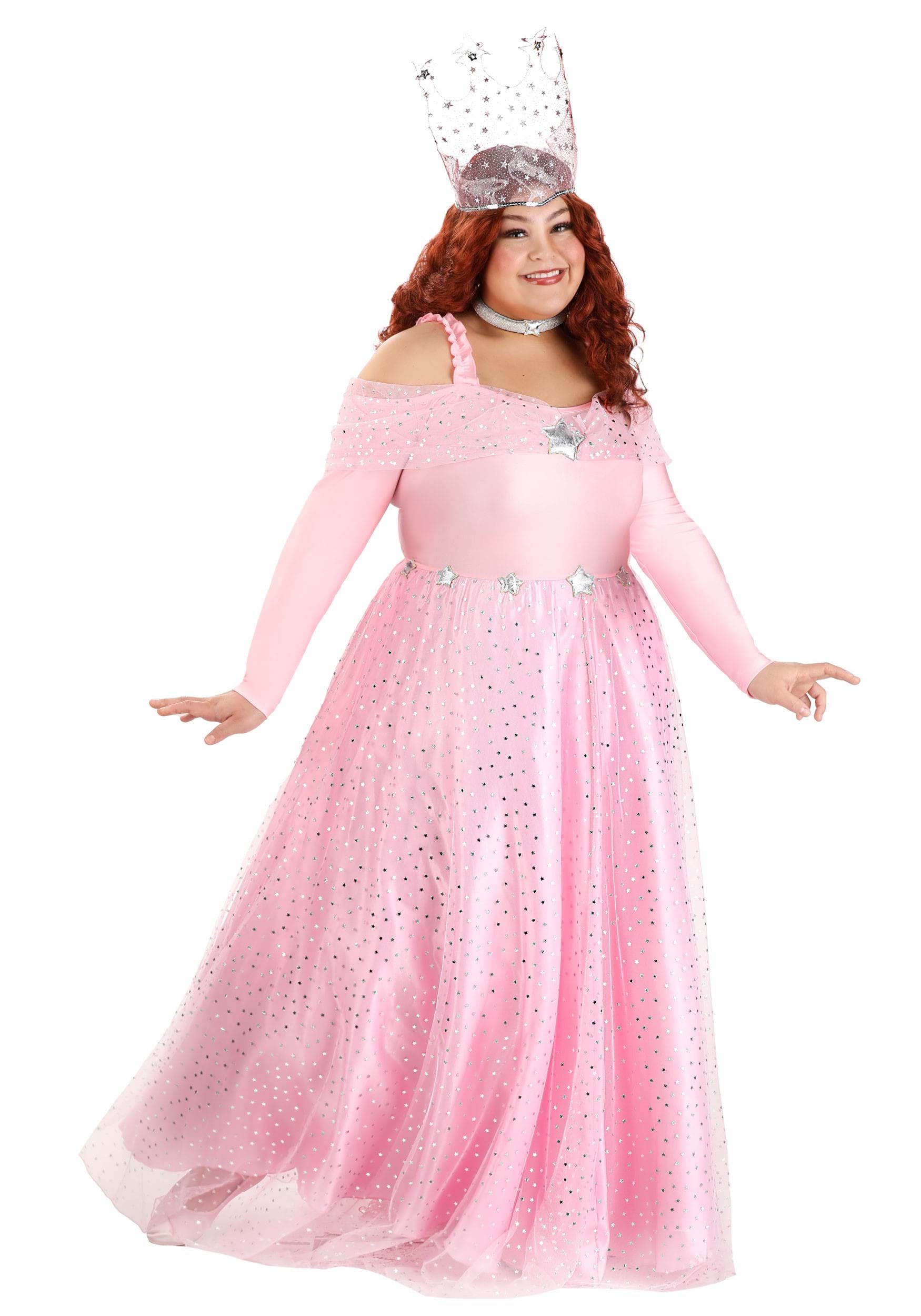 Image of Plus Size Pink Witch Dress Deluxe Costume ID FUN6431PL-5X