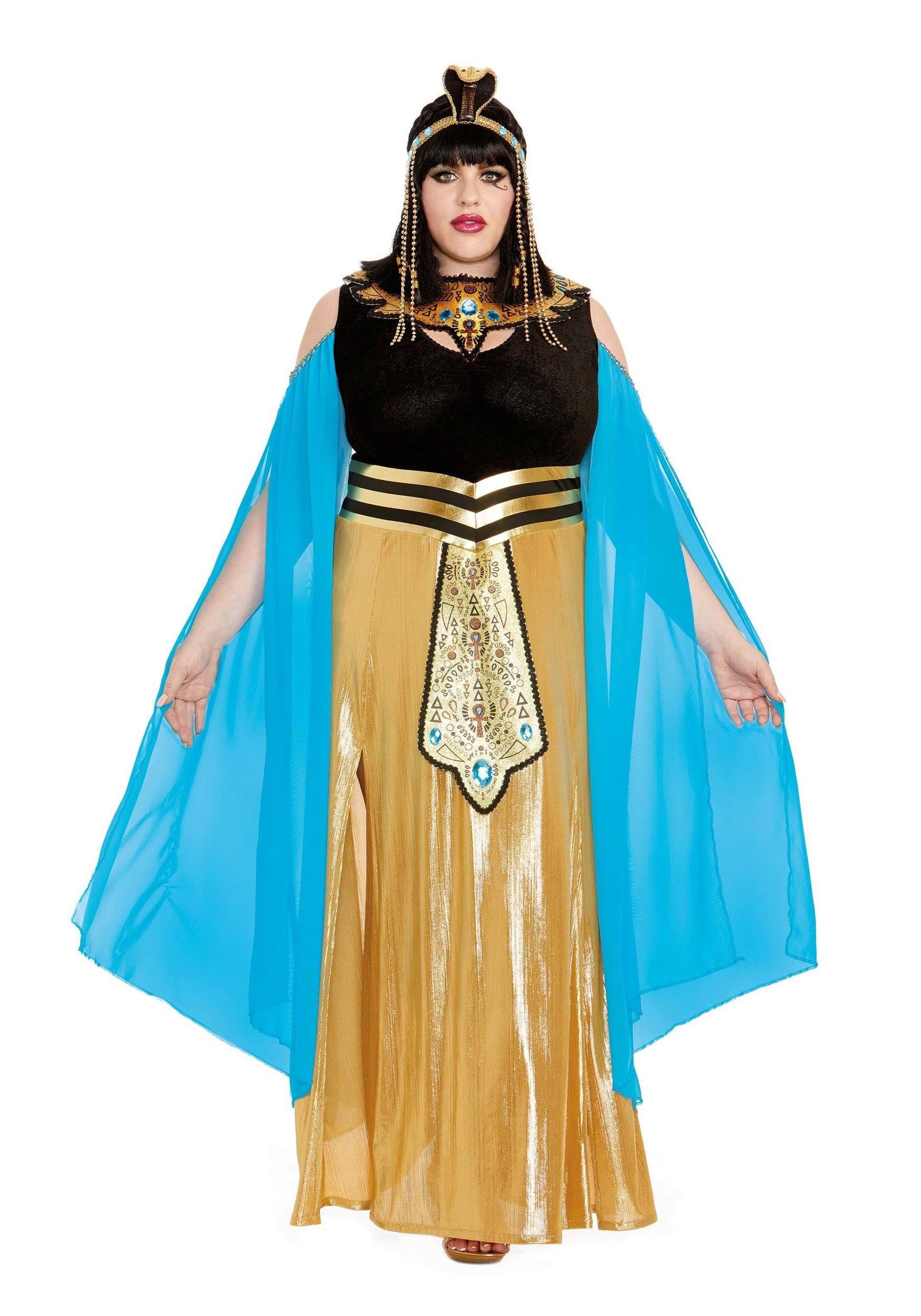 Image of Plus Size Queen Cleopatra Women's Costume ID DR12283X-1X