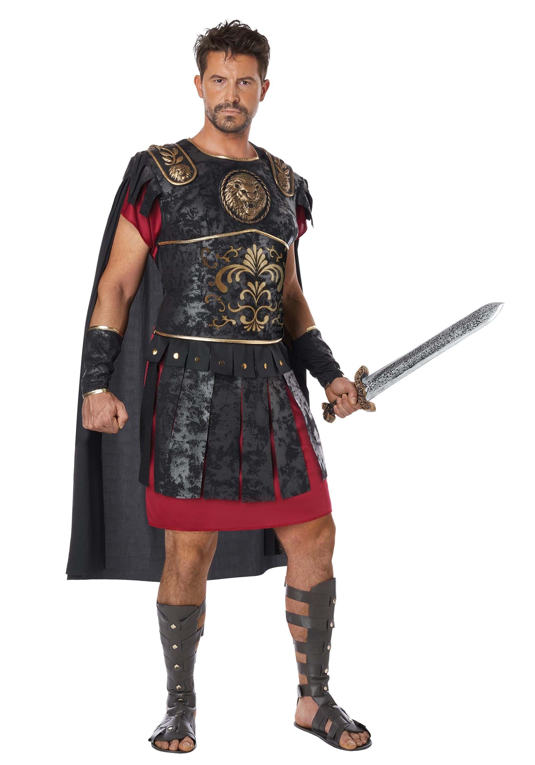 Image of Plus Size Roman Warrior Men's Costume ID CA8122-094-PL
