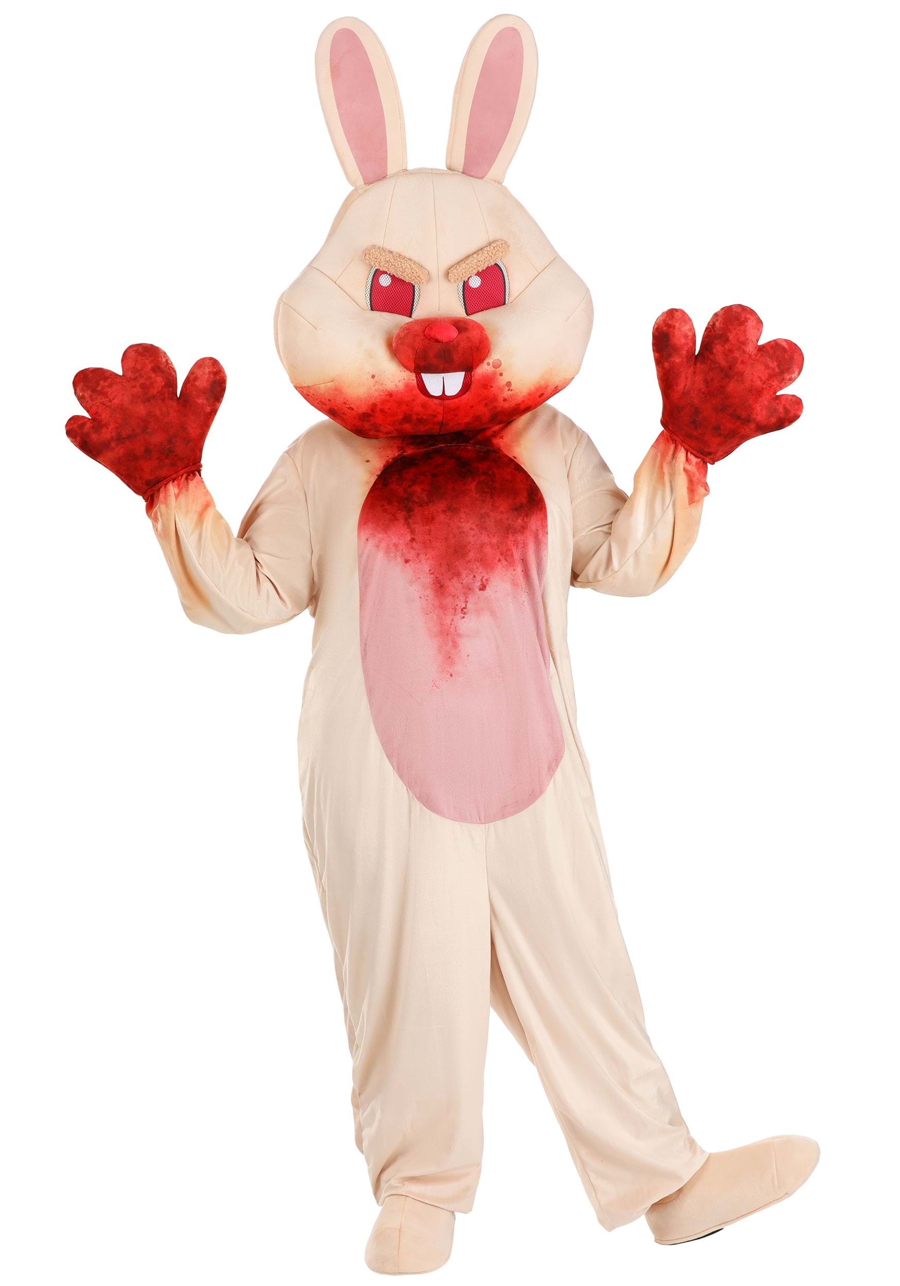 Image of Plus Size Scary Easter Bunny Costume | Scary Animal Costumes ID FUN5443PL-ST
