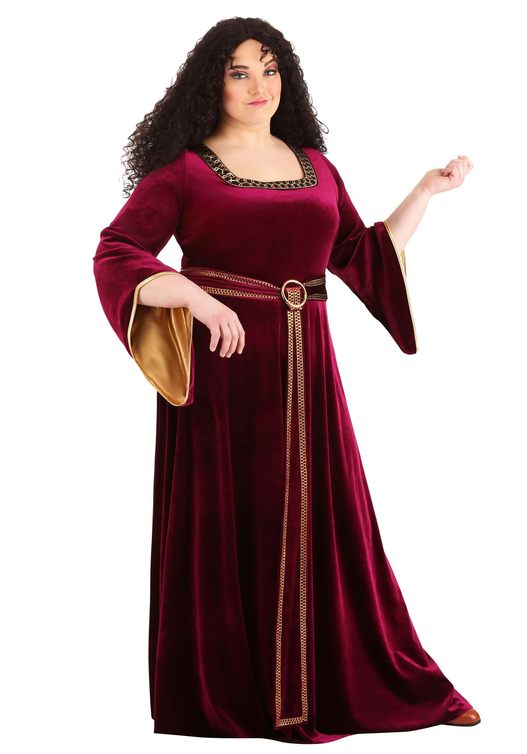 Image of Plus Size Tangled Mother Gothel Costume for Women ID FUN1885PL-4X