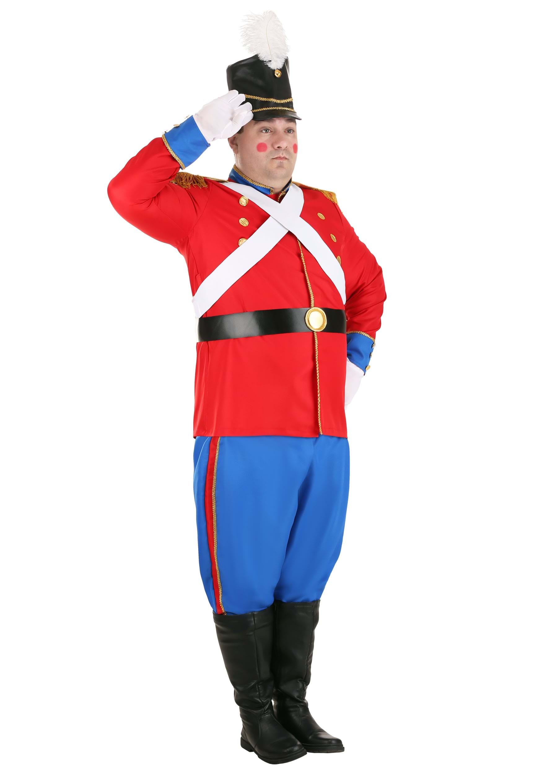 Image of Plus Size Toy Soldier Costume for Men ID FUN0589PL-2X
