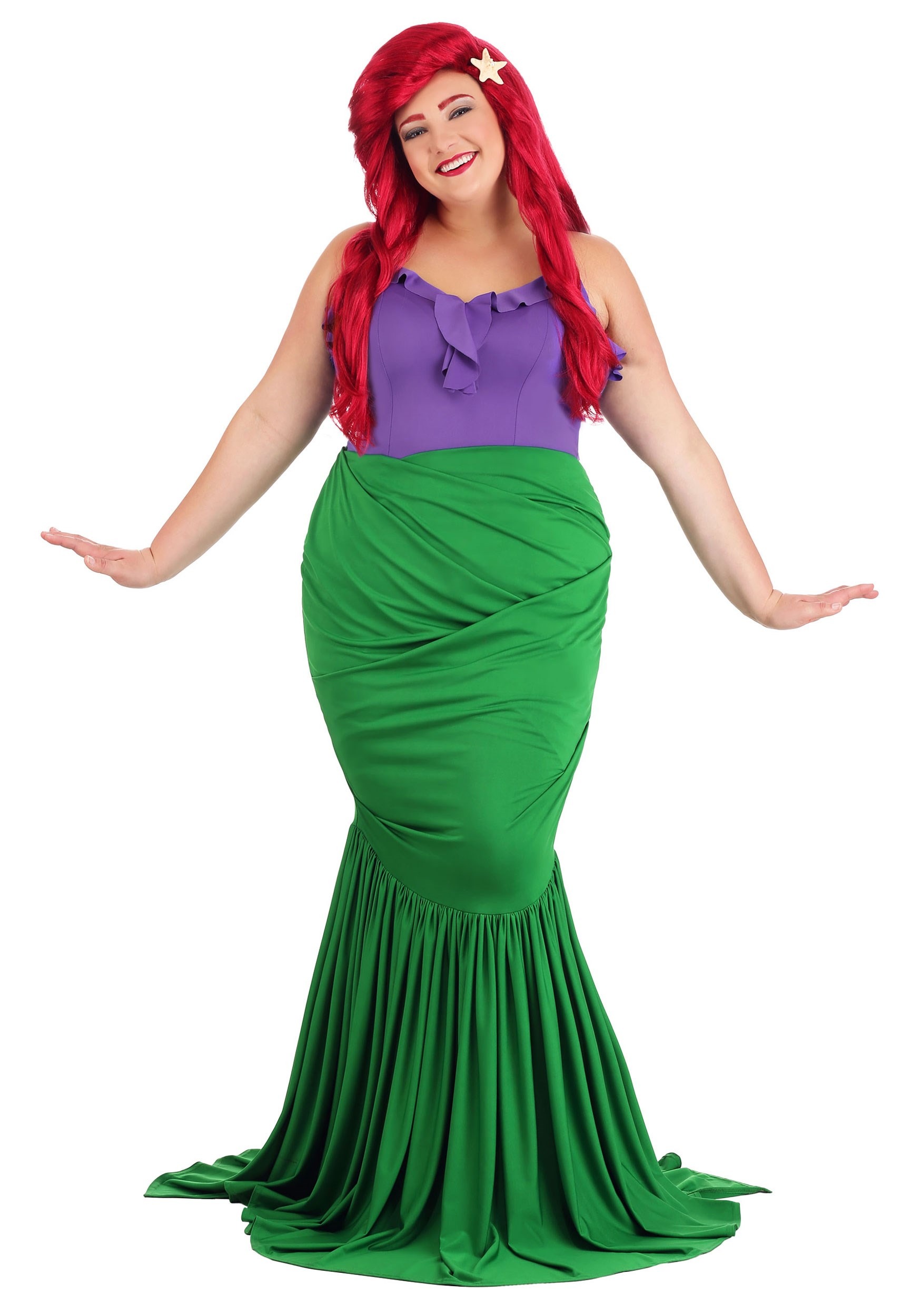 Image of Plus Size Under the Sea Women's Mermaid Costume ID FUN2228PL-3X