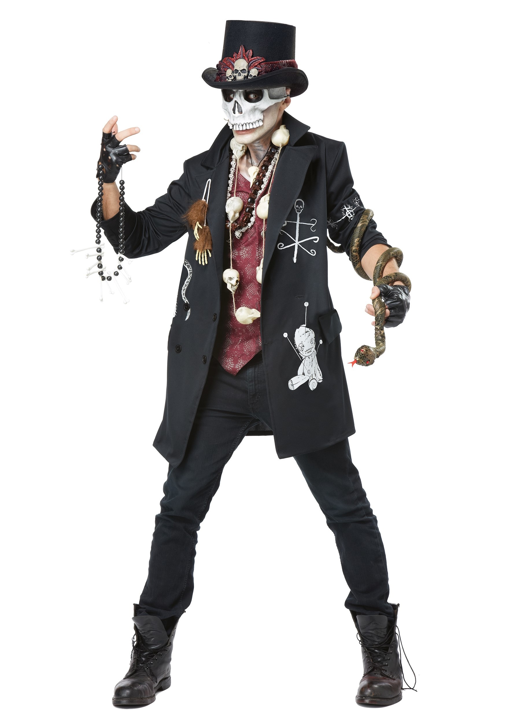 Image of Plus Size Voodoo Dude Men's Costume ID CA8120129-ST