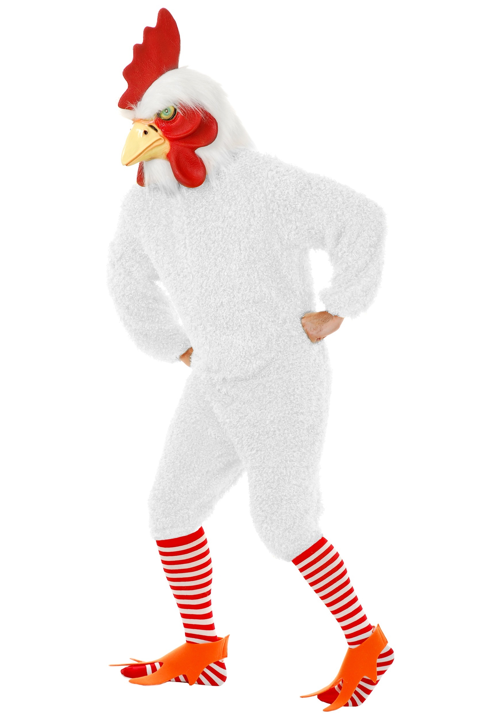 Image of Plus Size White Rooster Costume ID CH52479V-3X