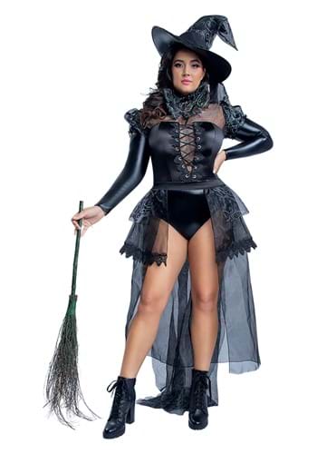 Image of Plus Size Wicked Witch Costume for Women's | Sexy Witch Costumes ID SLS2273X-3X
