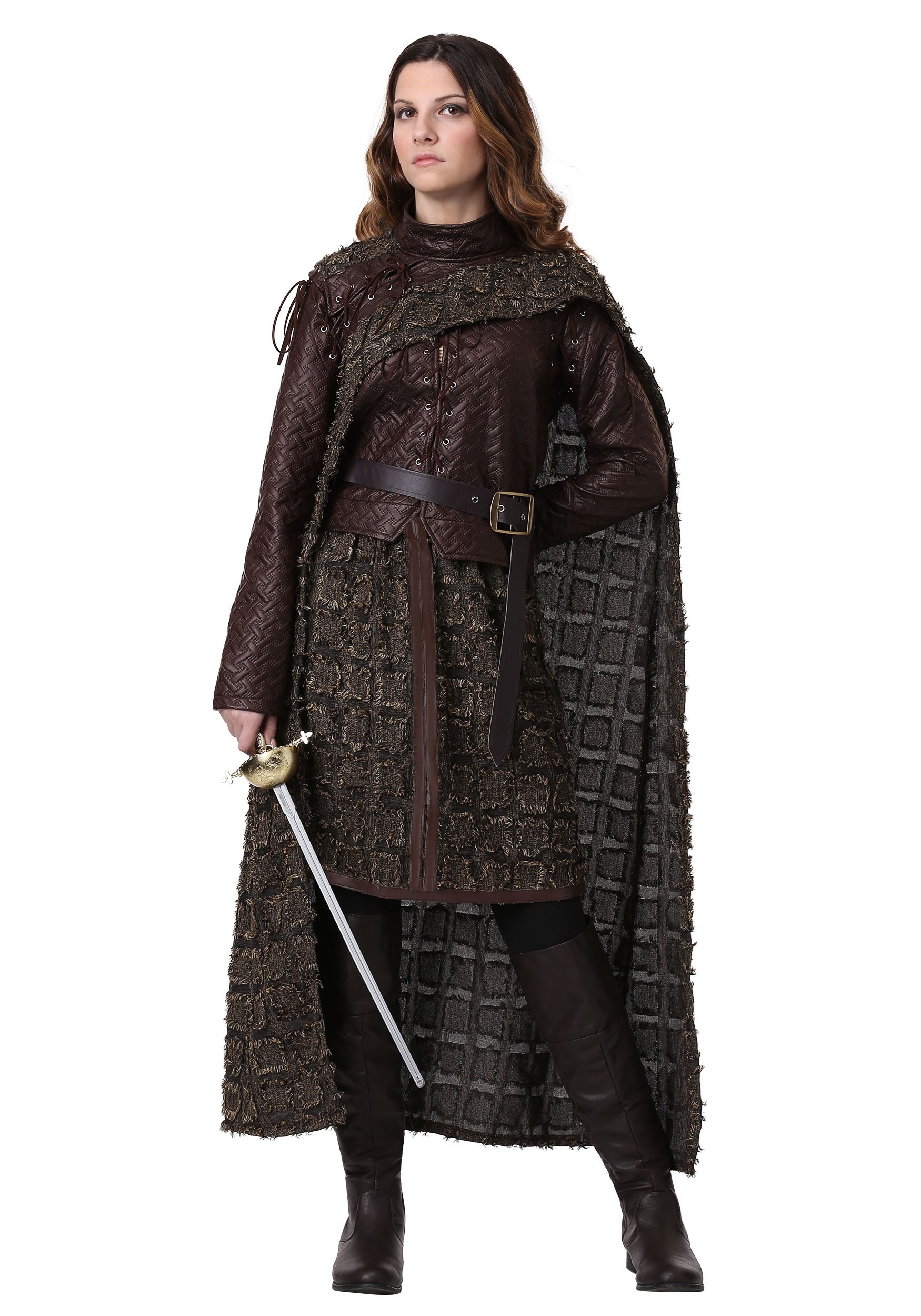 Image of Plus Size Winter Warrior Costume for Women ID FUN6363PL-2X