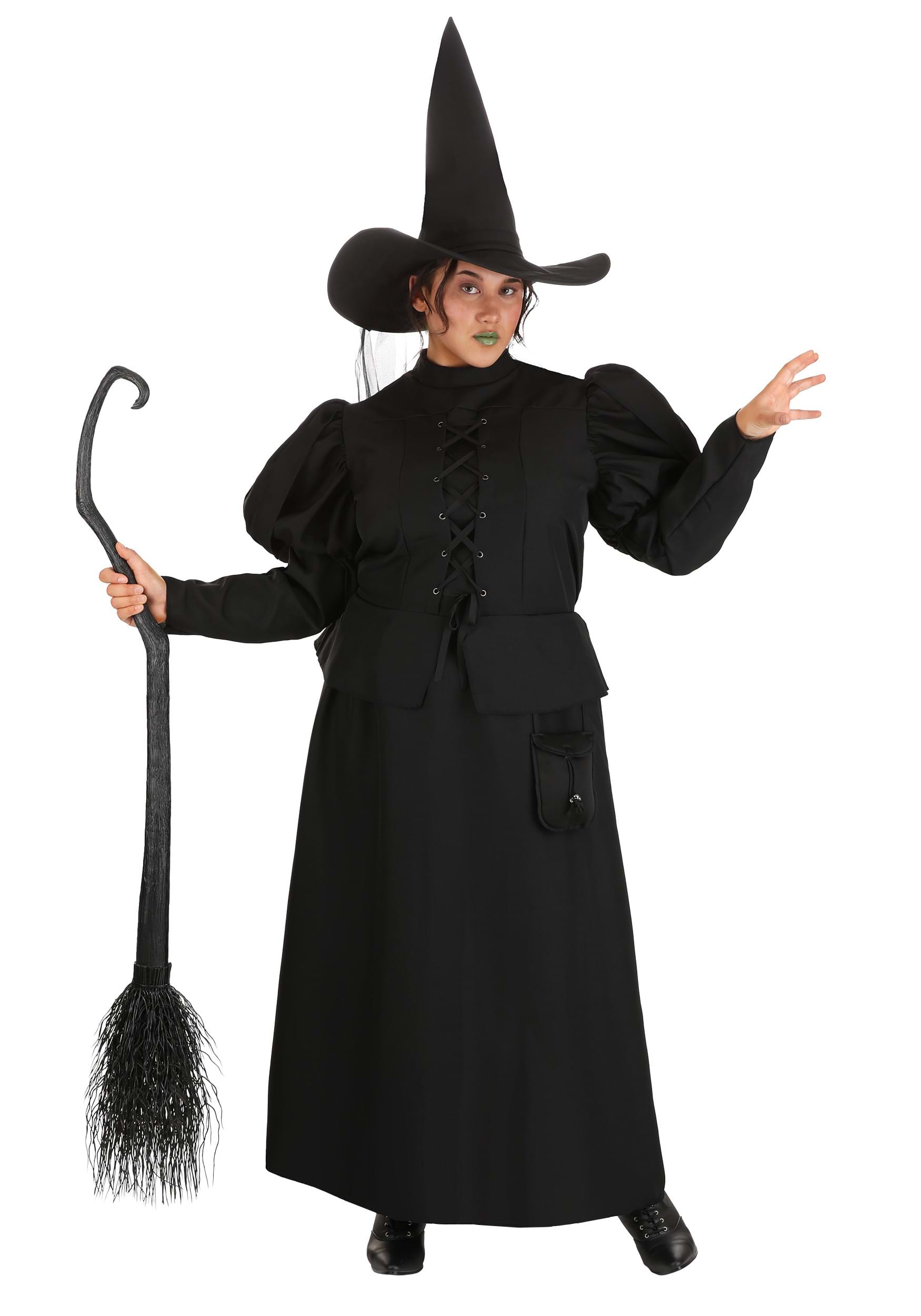 Image of Plus Size Wizard of Oz Wicked Witch Costume for Women ID JLJLF1040PL-2X