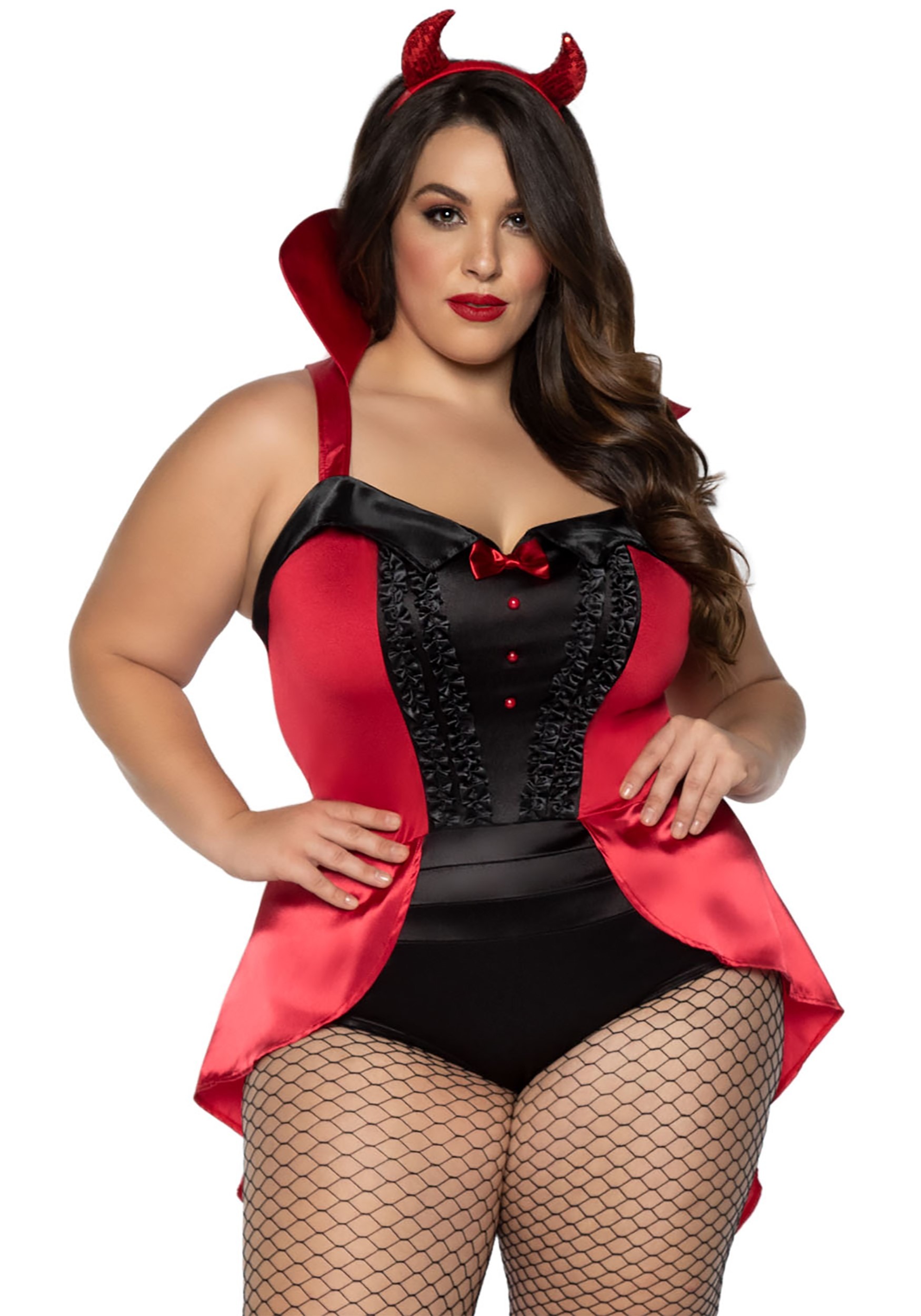 Image of Plus Size Women's Devilish Darling Costume ID LE86925X-1X/2X