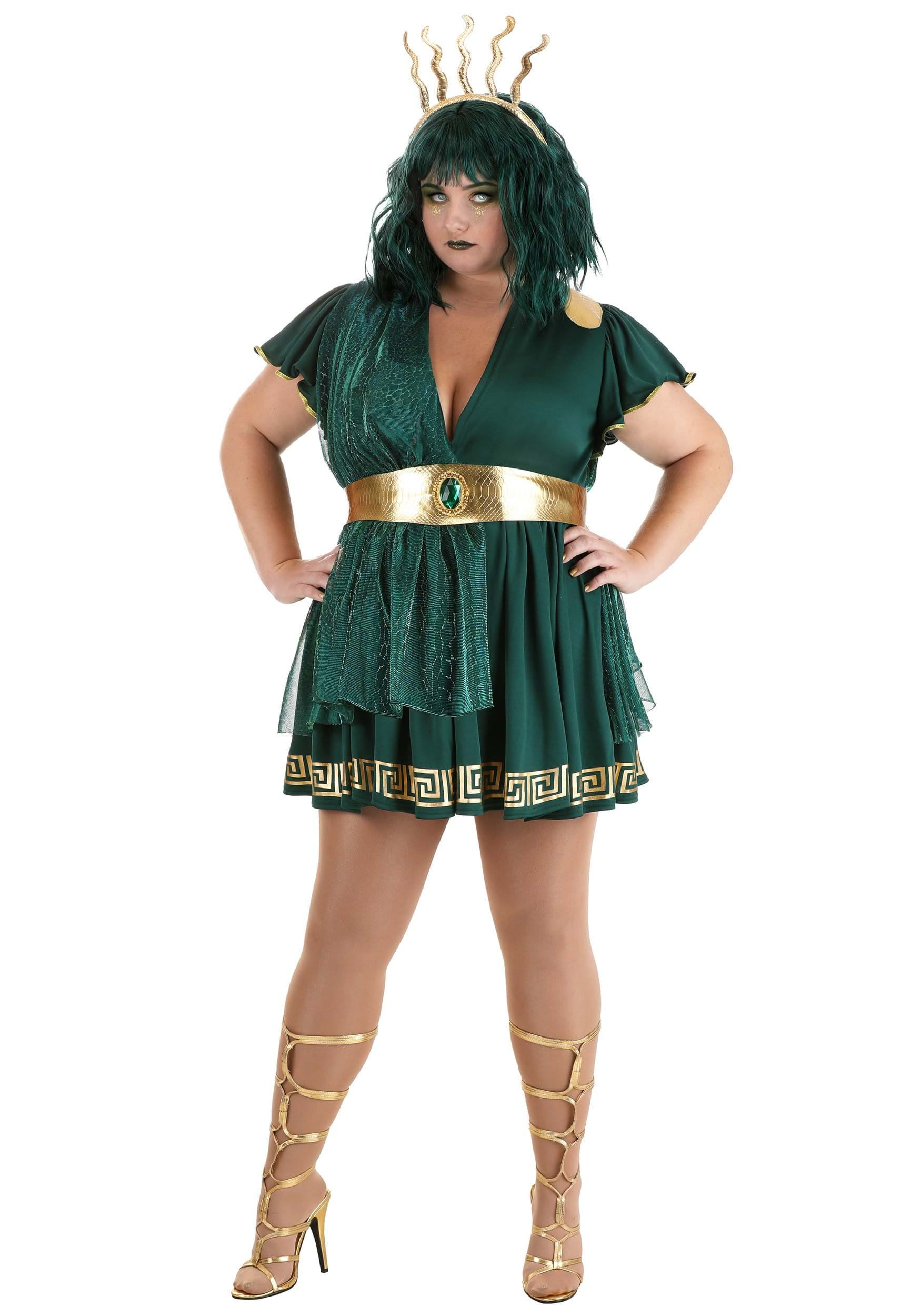 Image of Plus Size Women's Stunning Medusa Costume ID FUN4992PL-2X