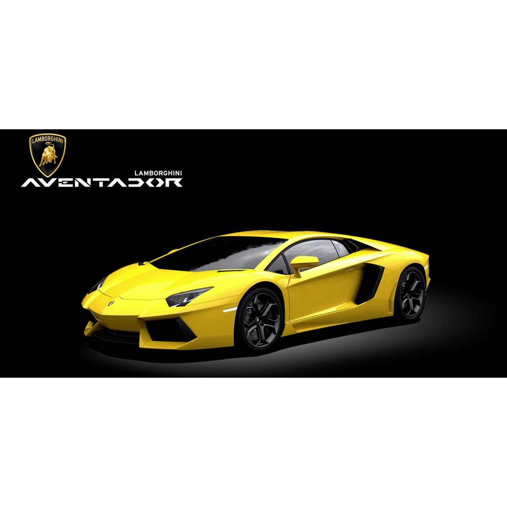 Image of Pocher Lamborghini Aventador LP700-4 - Yellow 1:8 Model car