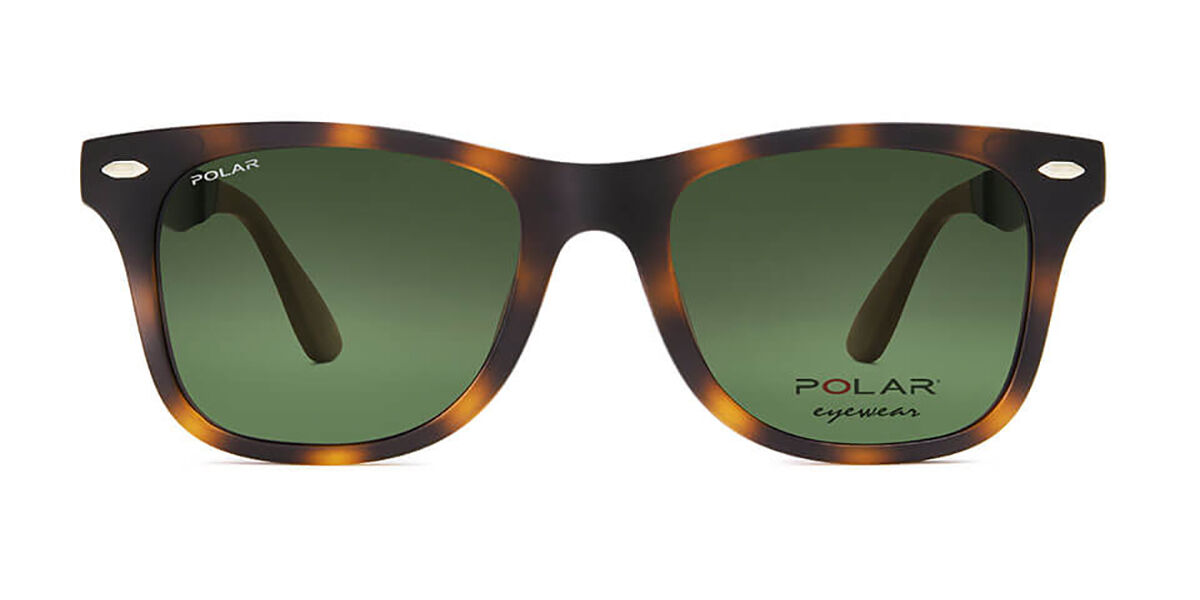 Image of Polar 467 Clip-On Polarized 428 Óculos de Sol Tortoiseshell Masculino BRLPT