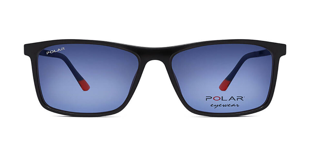 Image of Polar 470 Clip-On Polarized 20 Óculos de Sol Pretos Masculino PRT