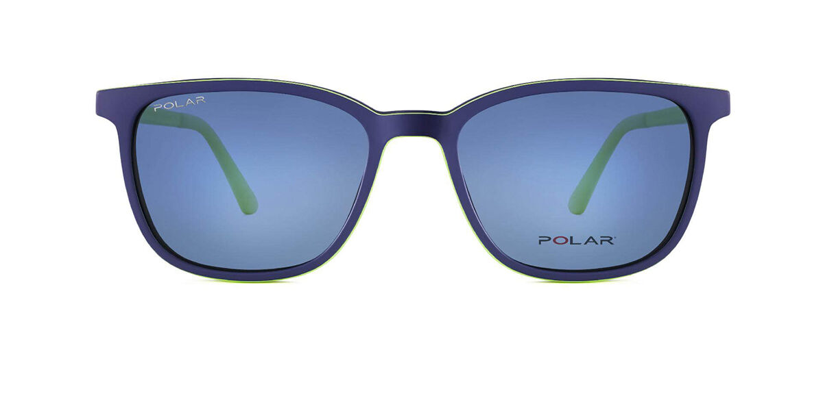 Image of Polar 503 With Clip-On Para Niños Polarized 67 Gafas de Sol Para Niños Azules ESP