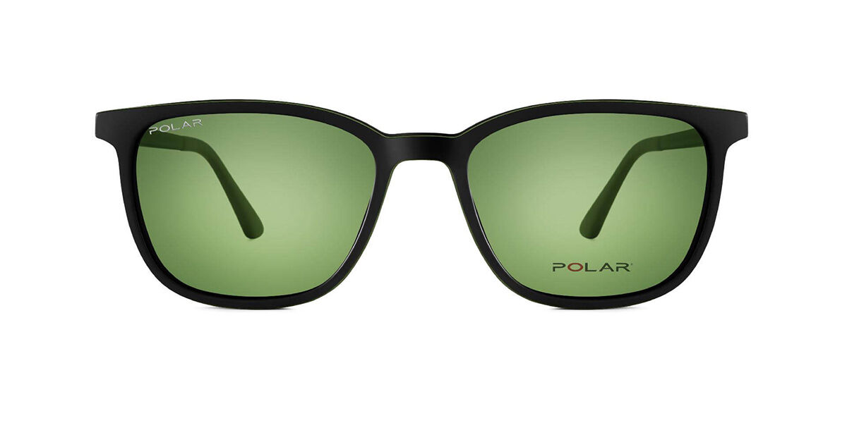 Image of Polar 503 With Clip-On para Criança Polarized 44 Óculos de Sol Pretos para Criança BRLPT
