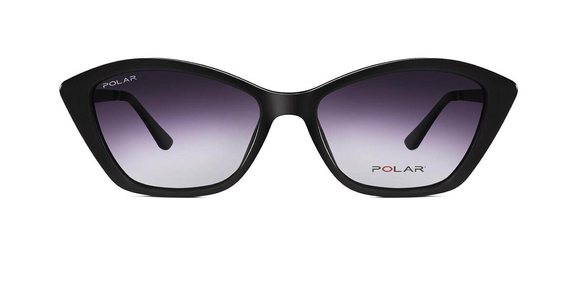 Image of Polar 504 With Clip-On para Criança Polarized 77 Óculos de Sol Pretos para Criança PRT