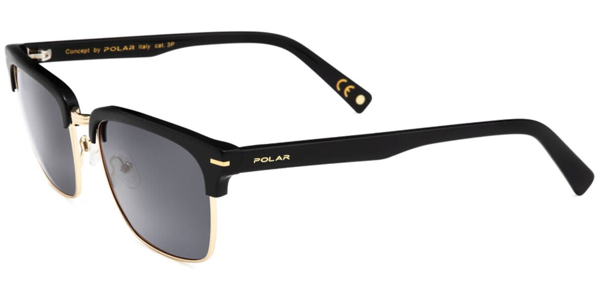 Image of Polar GOLD 120 78 Óculos de Sol Masculino Pretos BRLPT