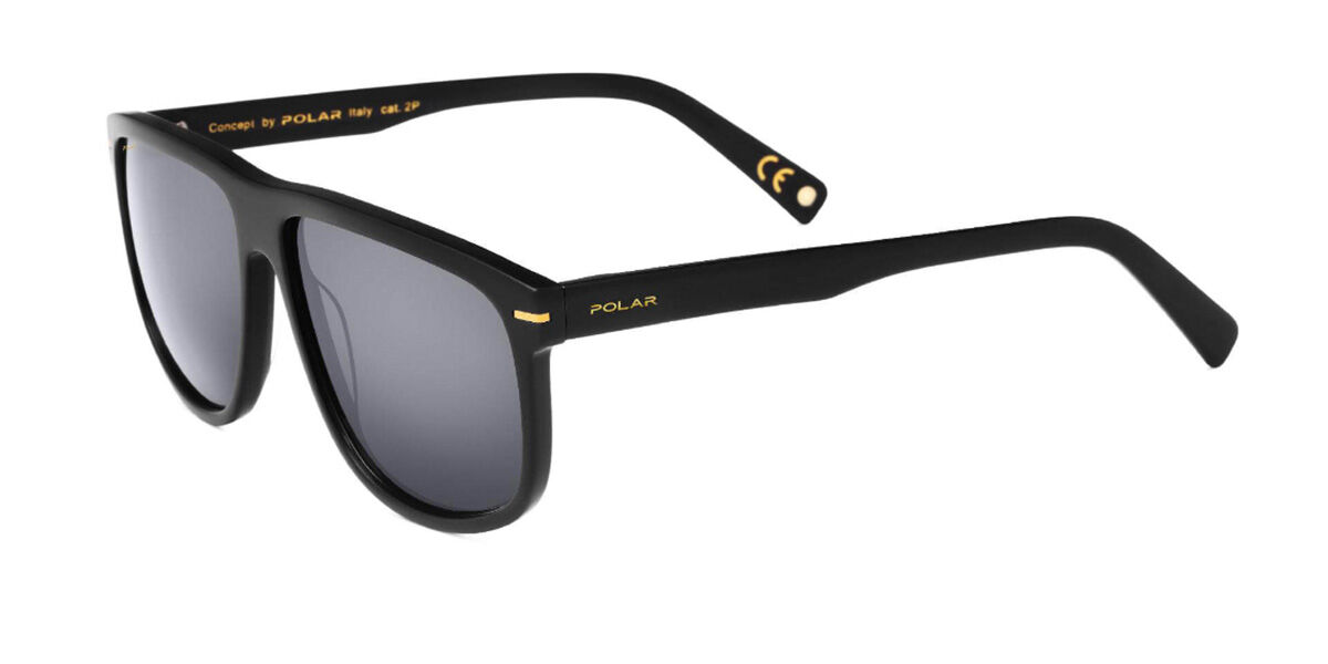 Image of Polar GOLD 132 77 60 Lunettes De Soleil Homme Noires FR