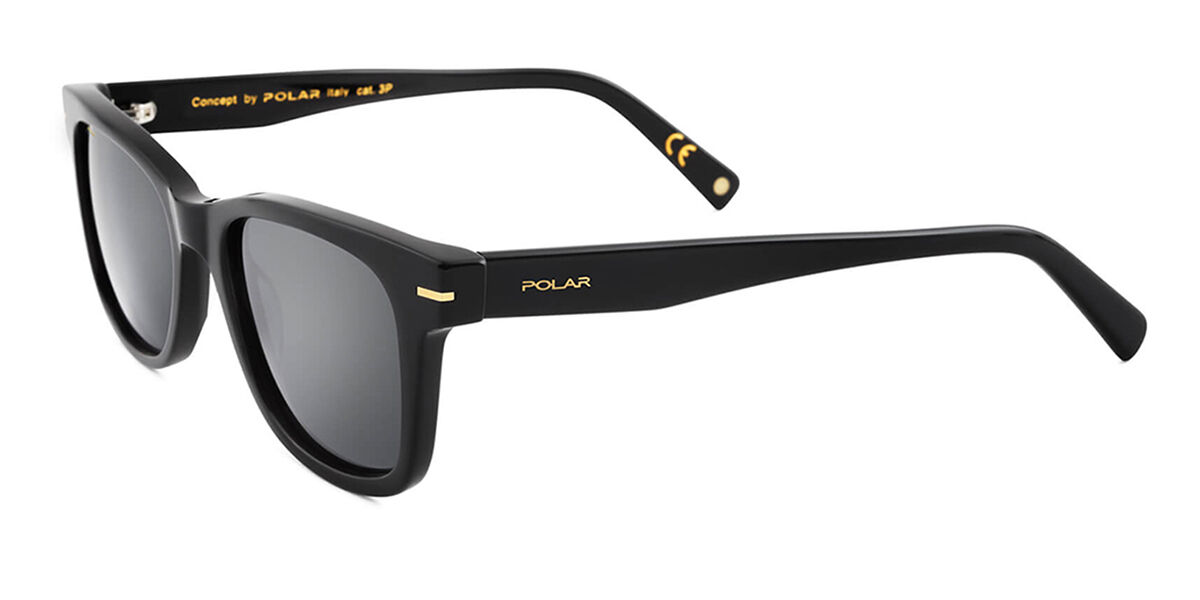 Image of Polar GOLD 154 Polarized 77 Óculos de Sol Masculino Pretos BRLPT