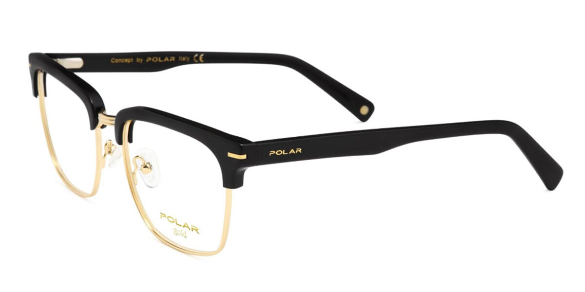 Image of Polar GOLD 20 78 Óculos de Grau Pretos Masculino PRT