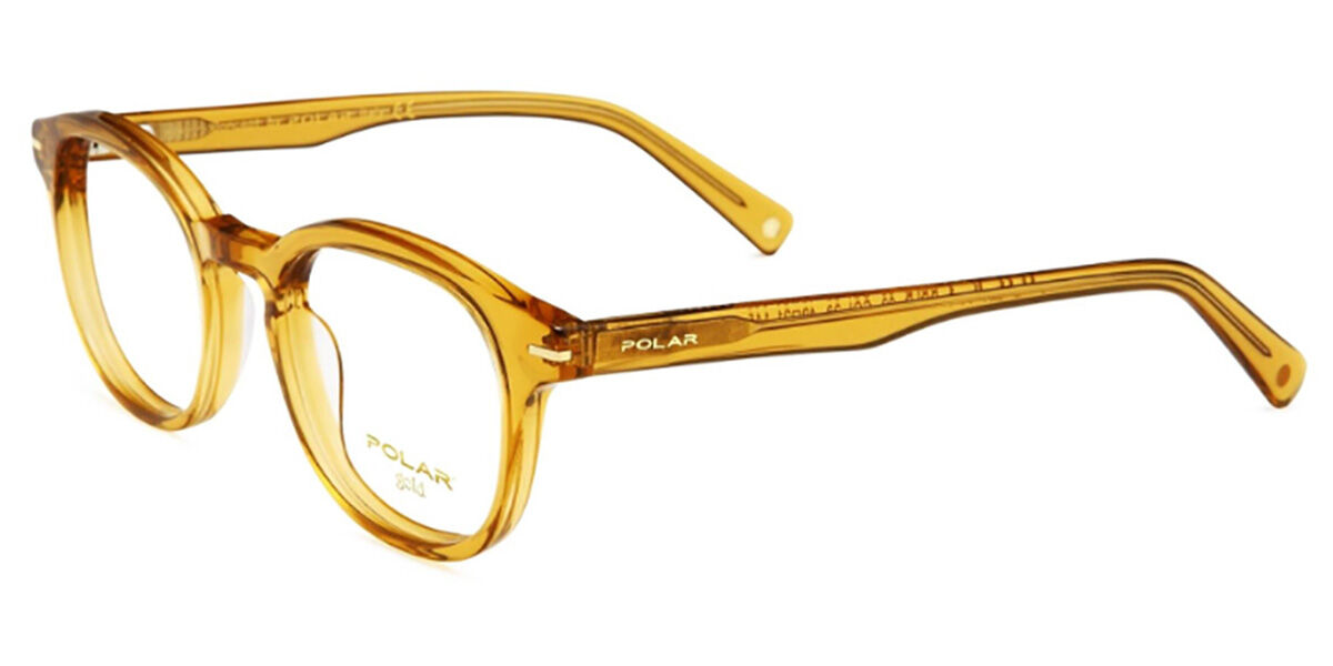 Image of Polar GOLD 23 28 Óculos de Grau Amarelos Masculino PRT