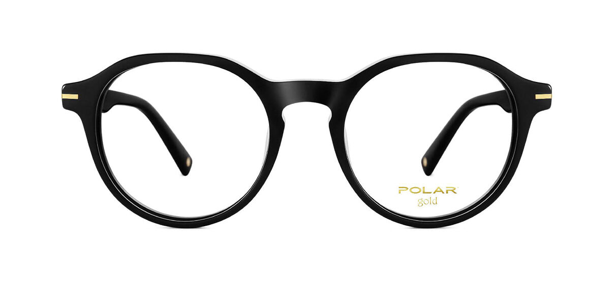 Image of Polar GOLD 36 77 Óculos de Grau Pretos Masculino PRT