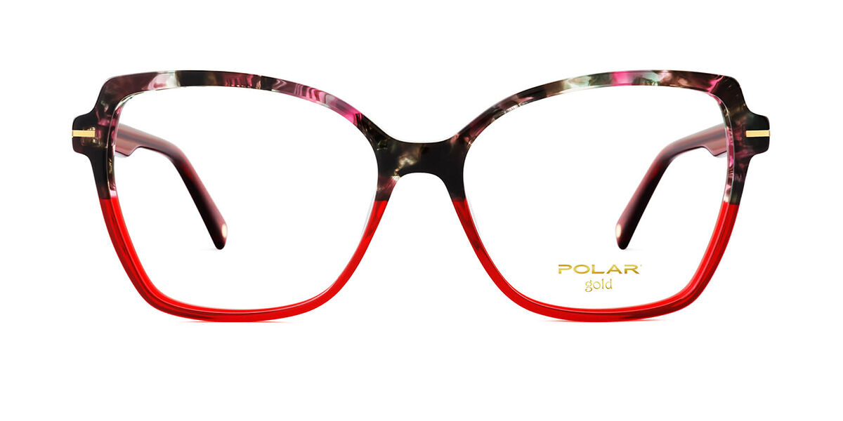 Image of Polar GOLD 43 422 Óculos de Grau Vermelhos Feminino BRLPT